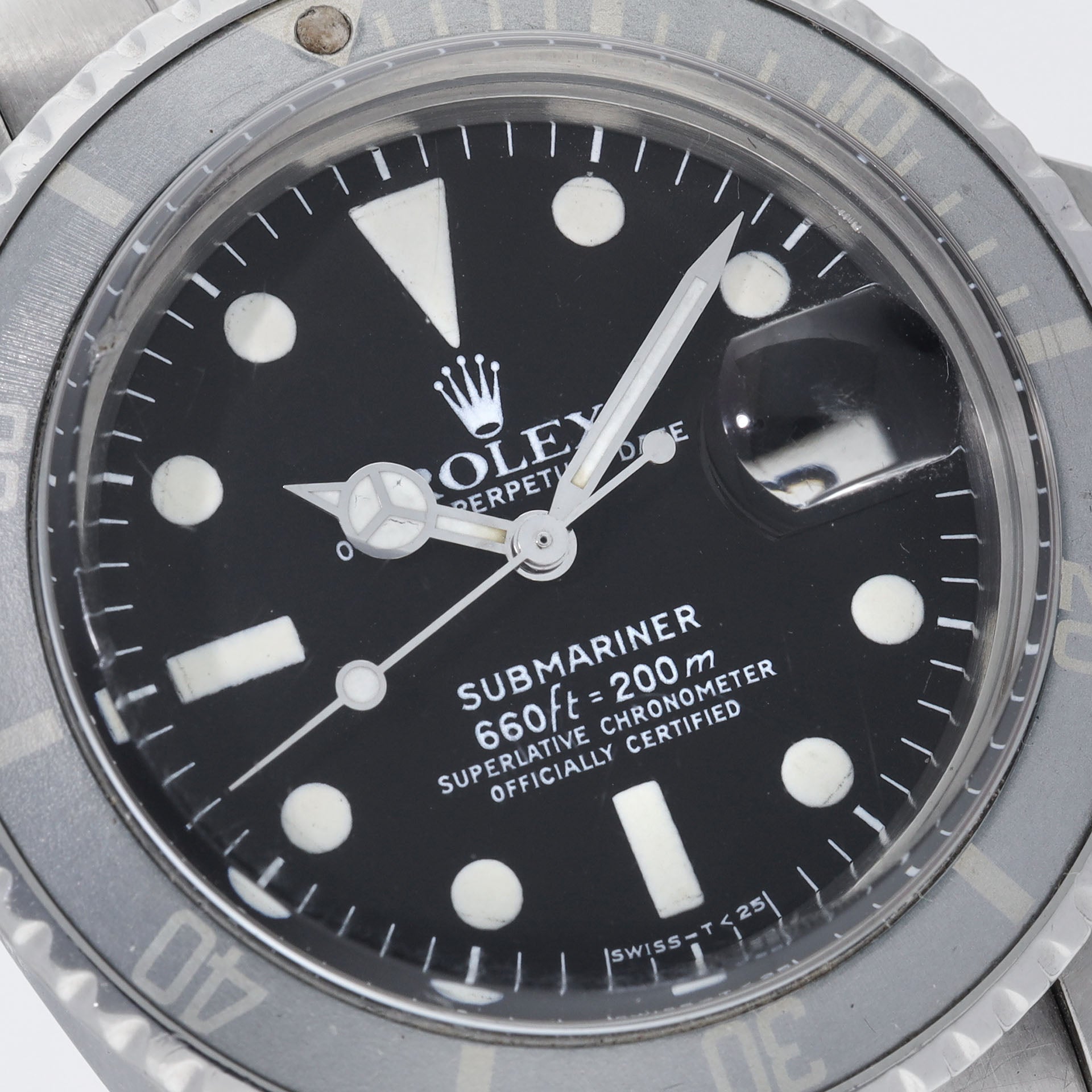 Rolex Submariner Date 1680 Libyan MilSub Mk1 Dial Ghost Insert