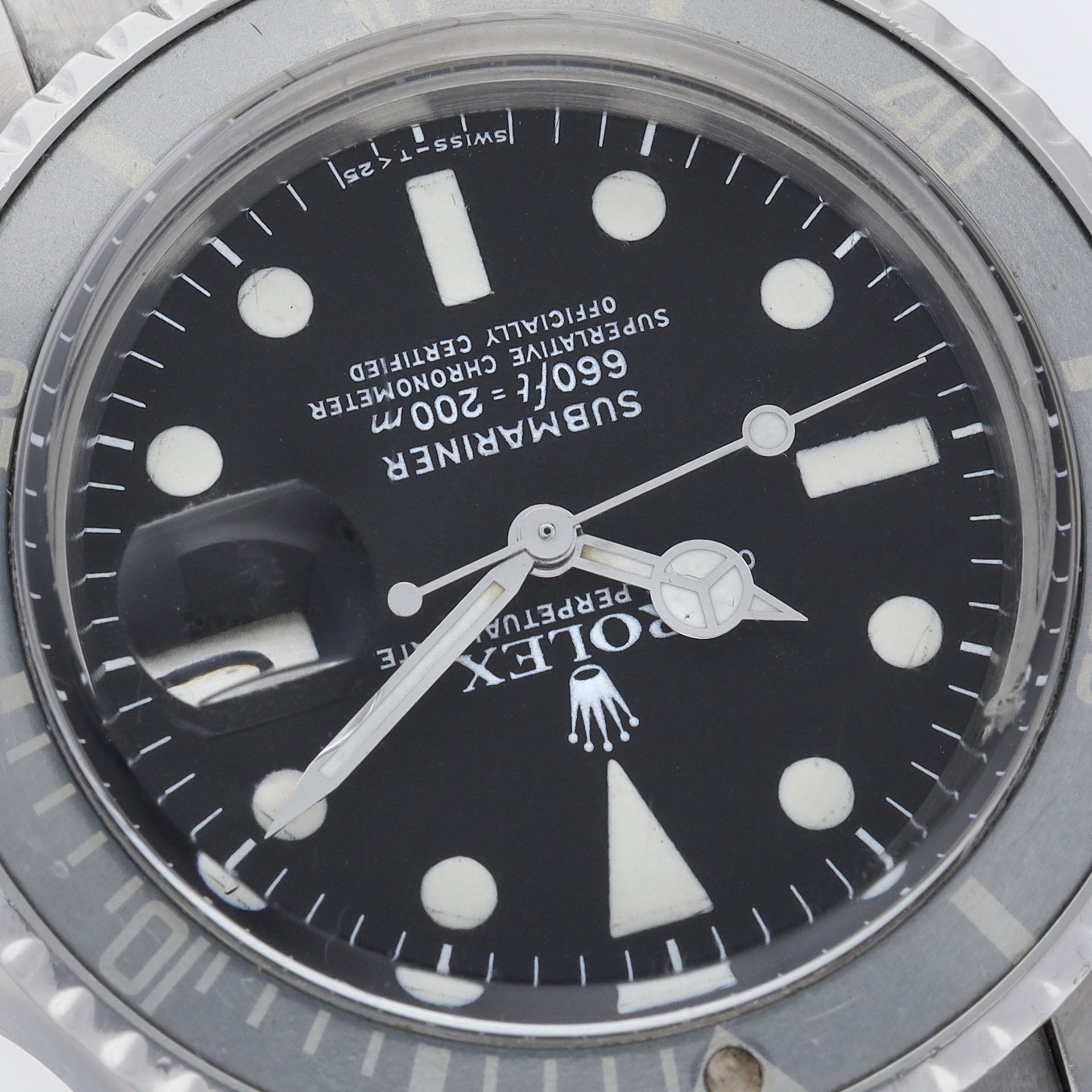 Rolex Submariner Date 1680 Libyan MilSub Mk1 Dial Ghost Insert