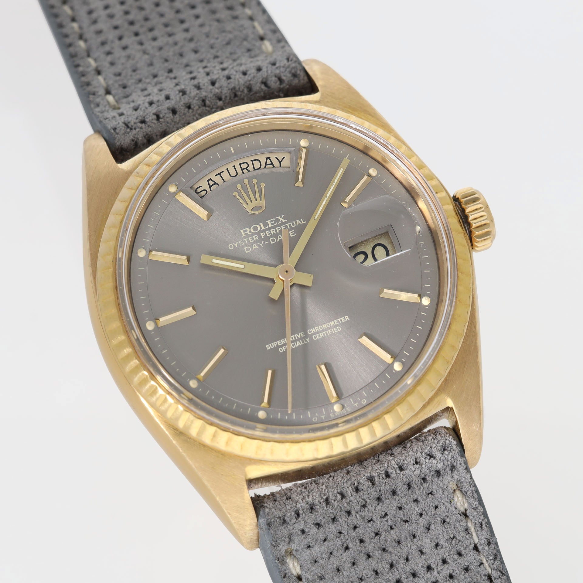 Rolex Day Date 1803 Yellow Gold Grey Sigma Dial