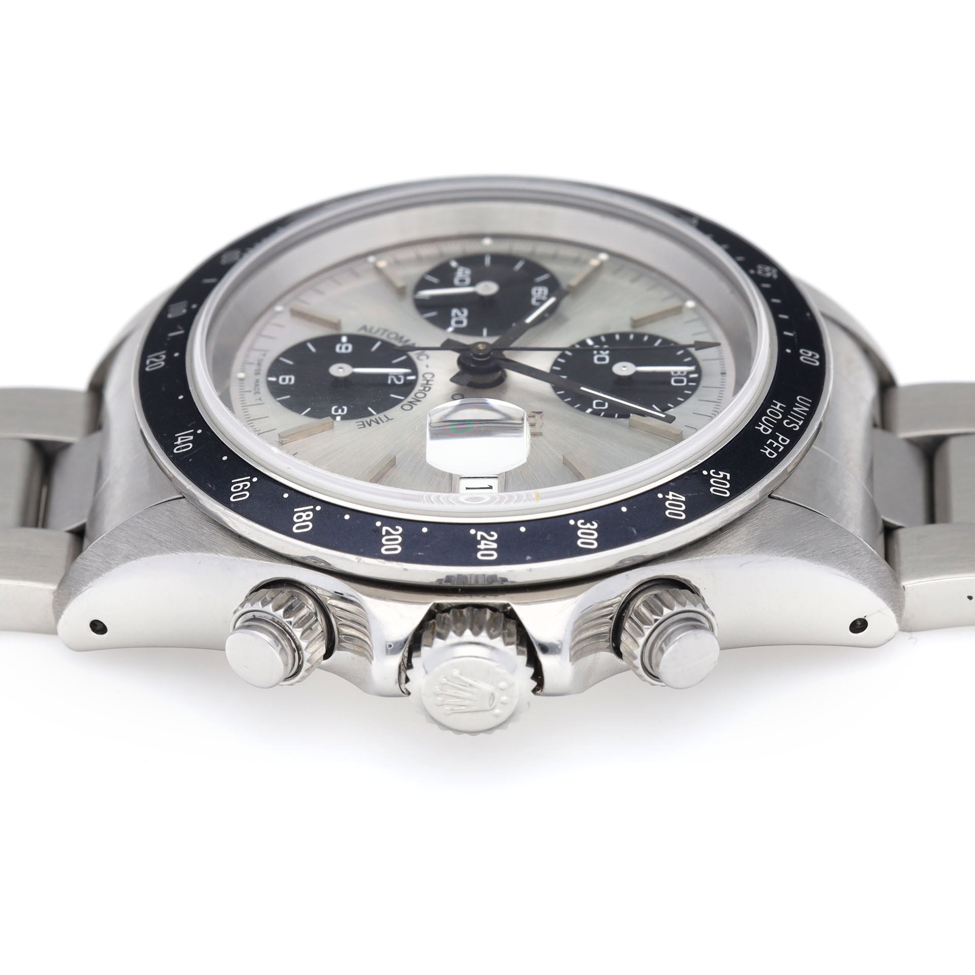 Tudor Prince Date Chronograph 79260 Small Block Silver Dial