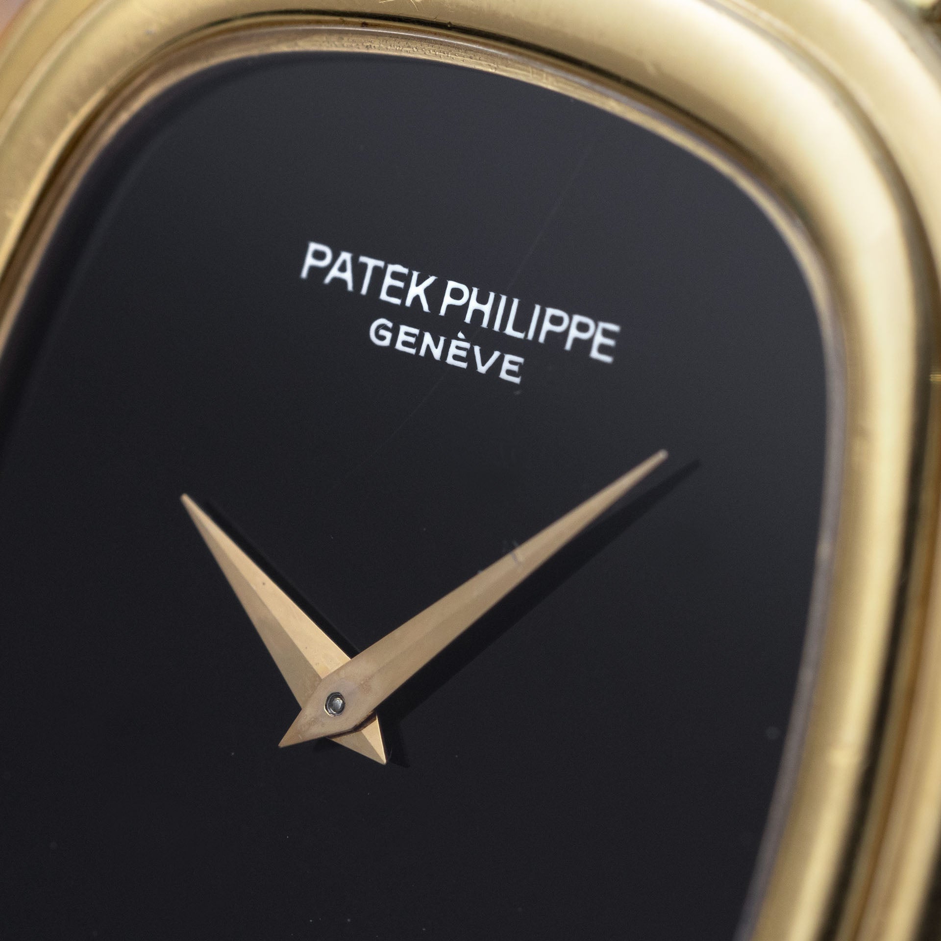 Patek Philippe Ellipse 3730 Yellow Gold Onyx Dial Box and Papers