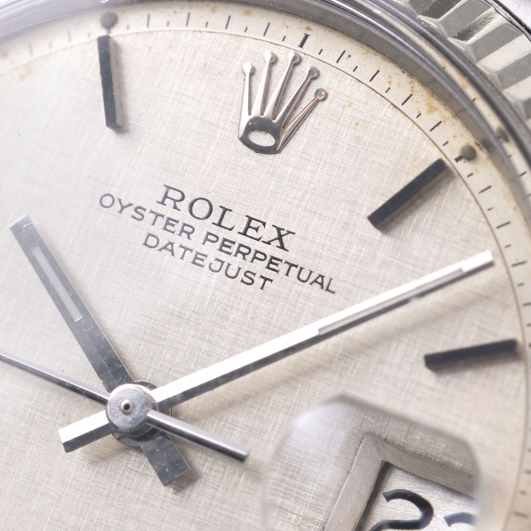Rolex Datejust 1601 Steel Linen Dial
