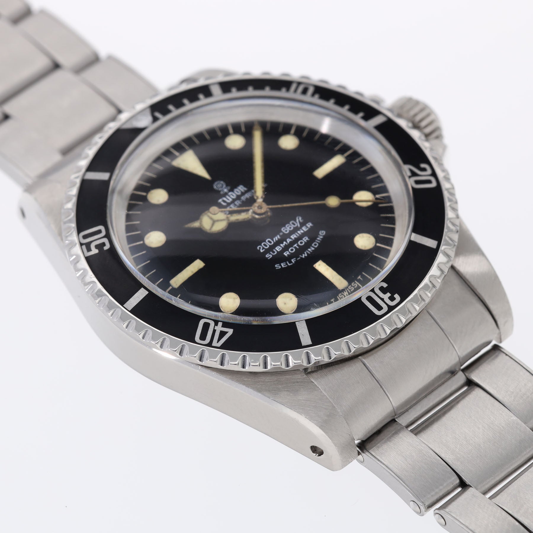 Tudor Submariner 7928 Glossy Dial with Gilt Minute Track