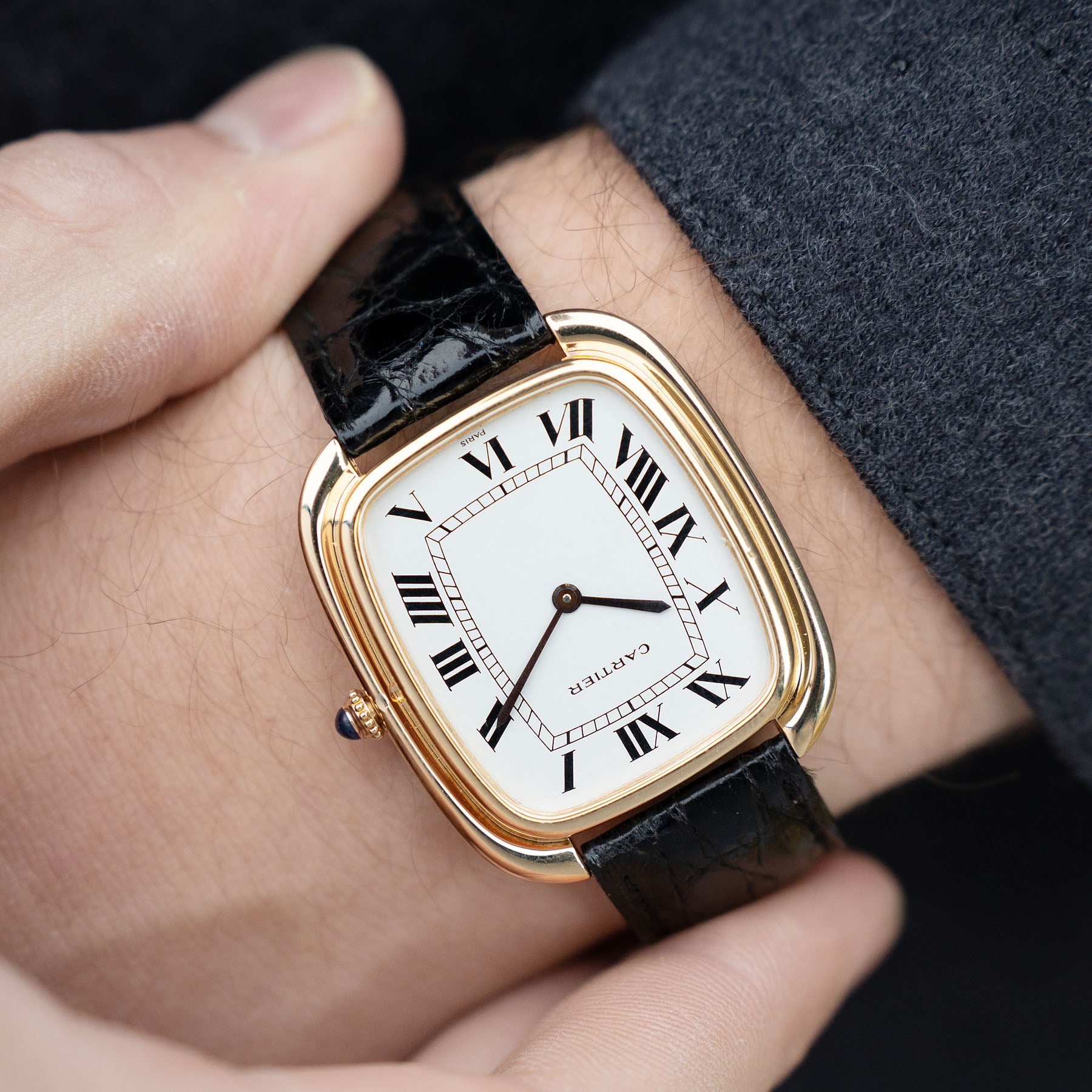 Cartier Paris Gondole Jumbo Verticale 18kt Gold ref 9705