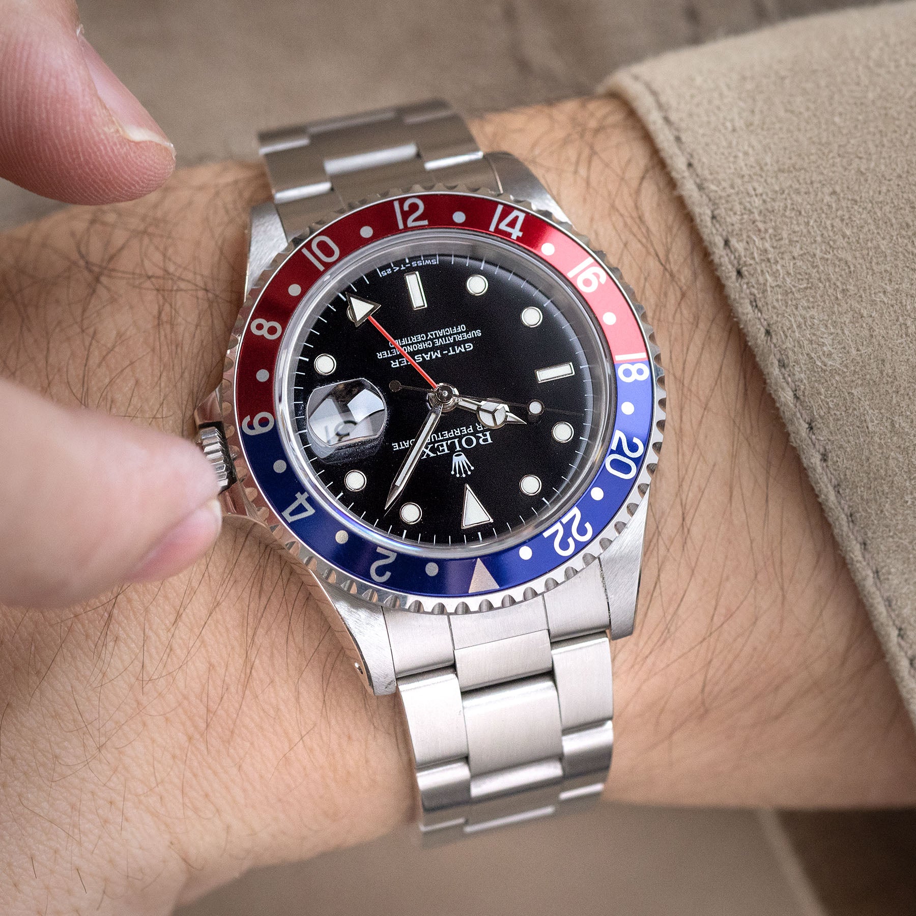 Rolex GMT-Master Pepsi ref 16700 with Accessories