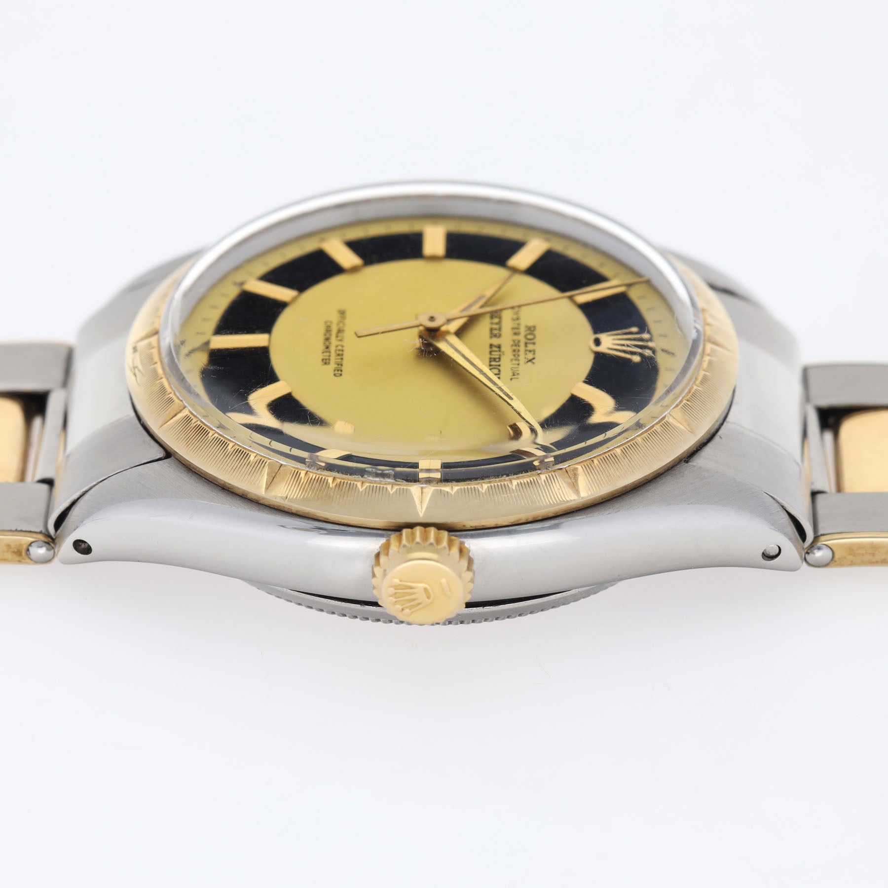 Rolex Oyster Perpetual Double Signed Beyer Zürich ref 6582