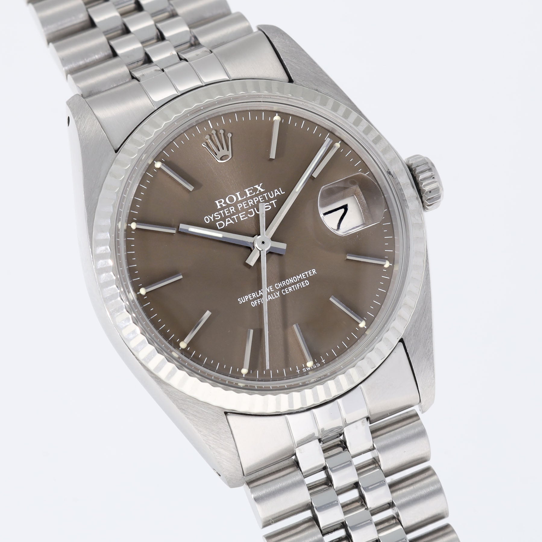 Rolex Datejust 16014 Taupe Dial