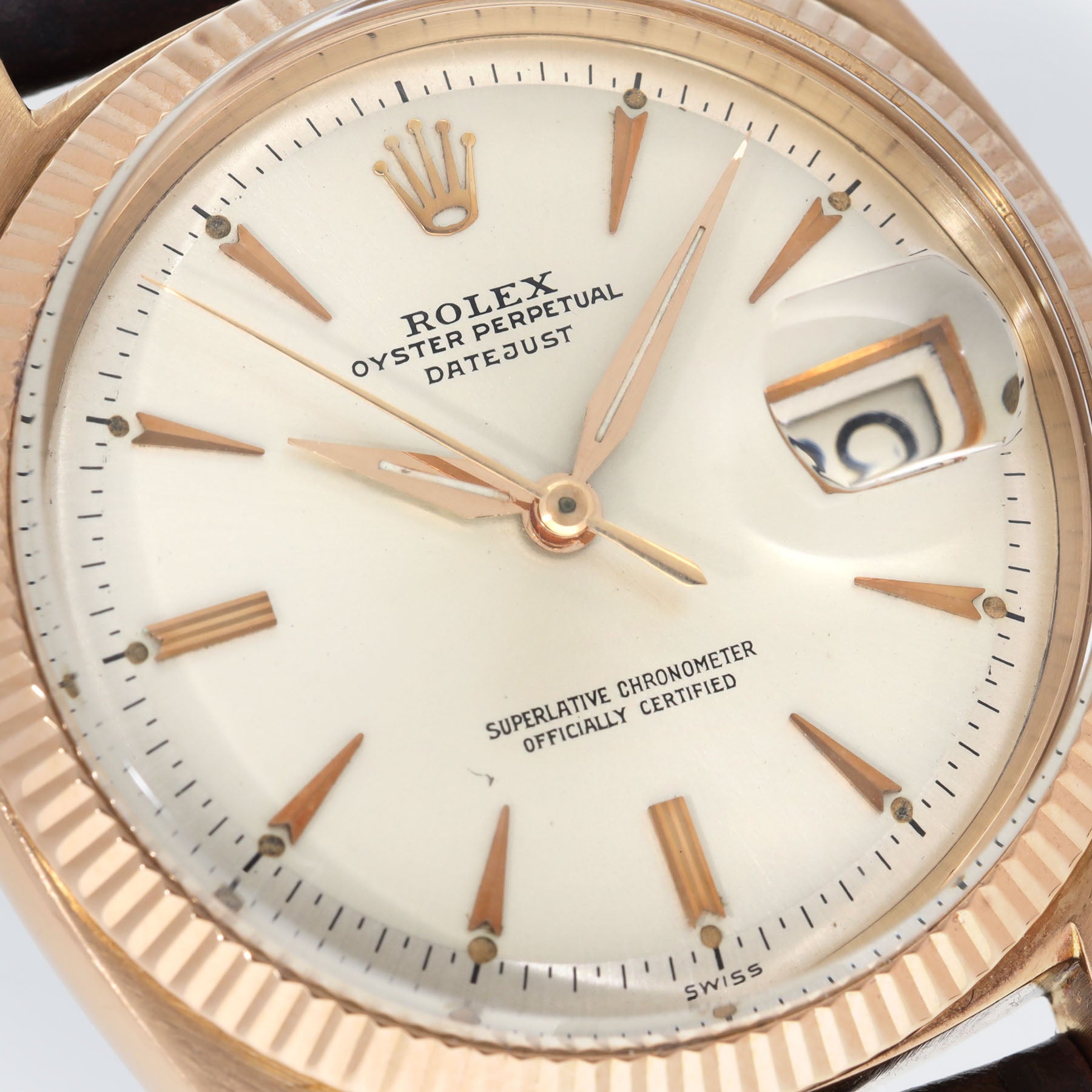 Rolex Datejust Redgold ref 6605