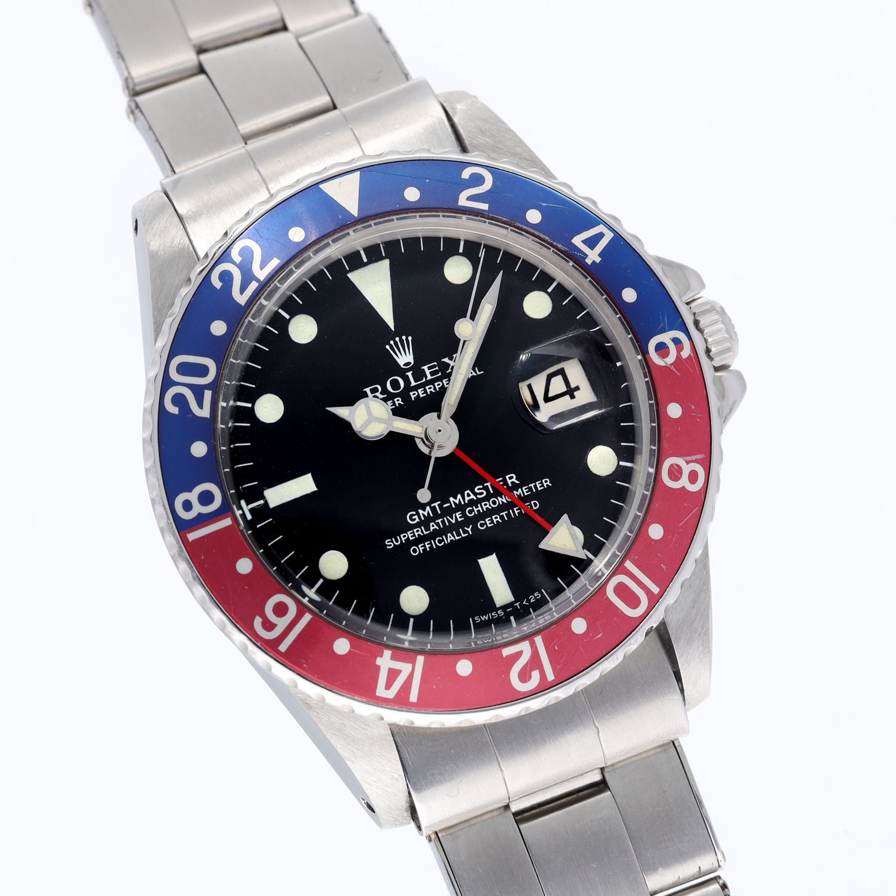 Rolex GMT-Master 1675 Long E Zinc -Sulfide Dial