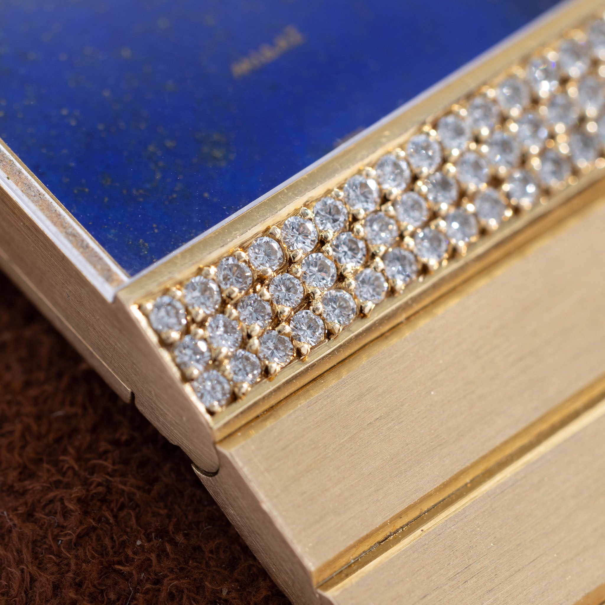 Rolex King Midas 4611 Lapis Lazuli Dial Diamond Lugs