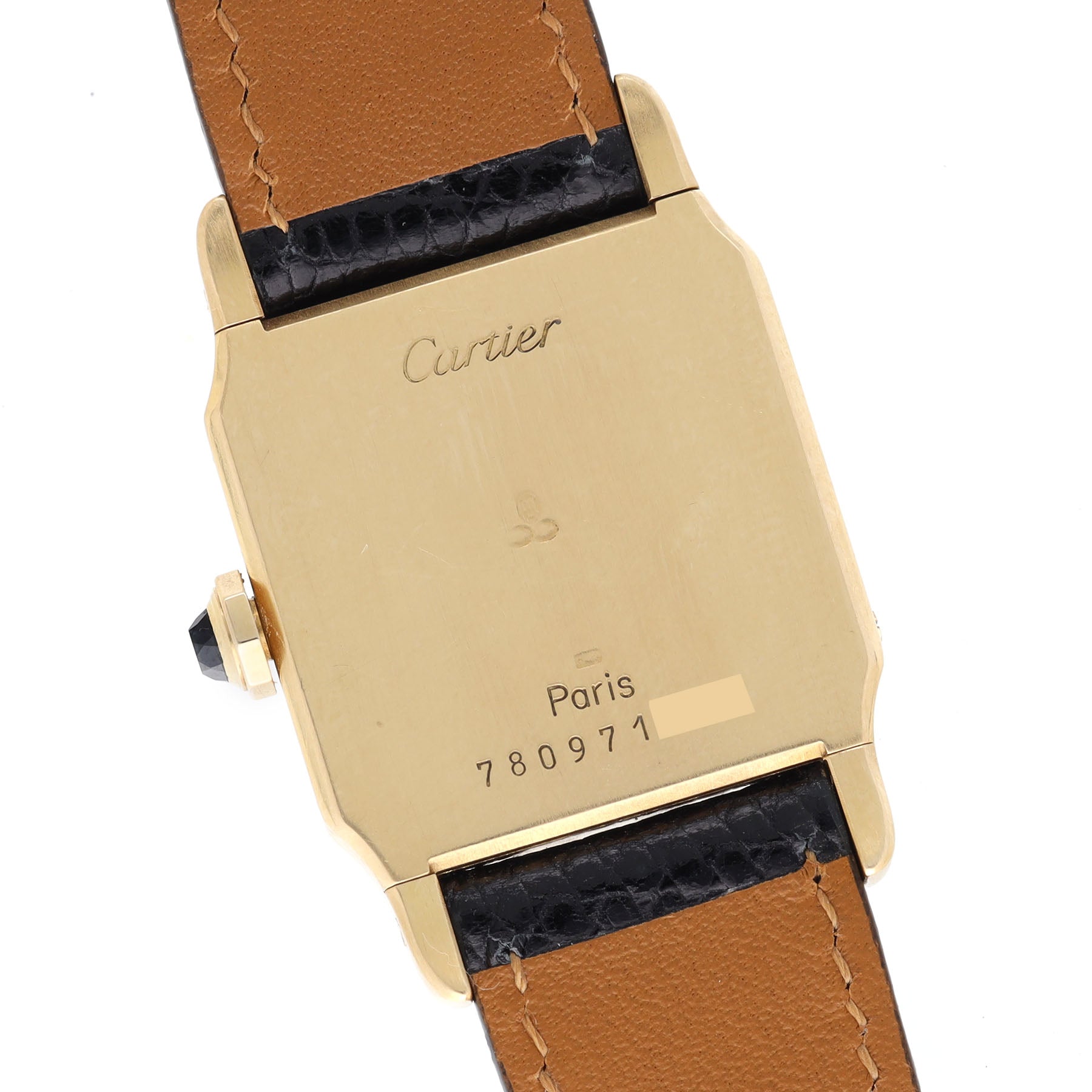 Cartier Santos Dumont ref 7809 in 18 k Yellow Gold