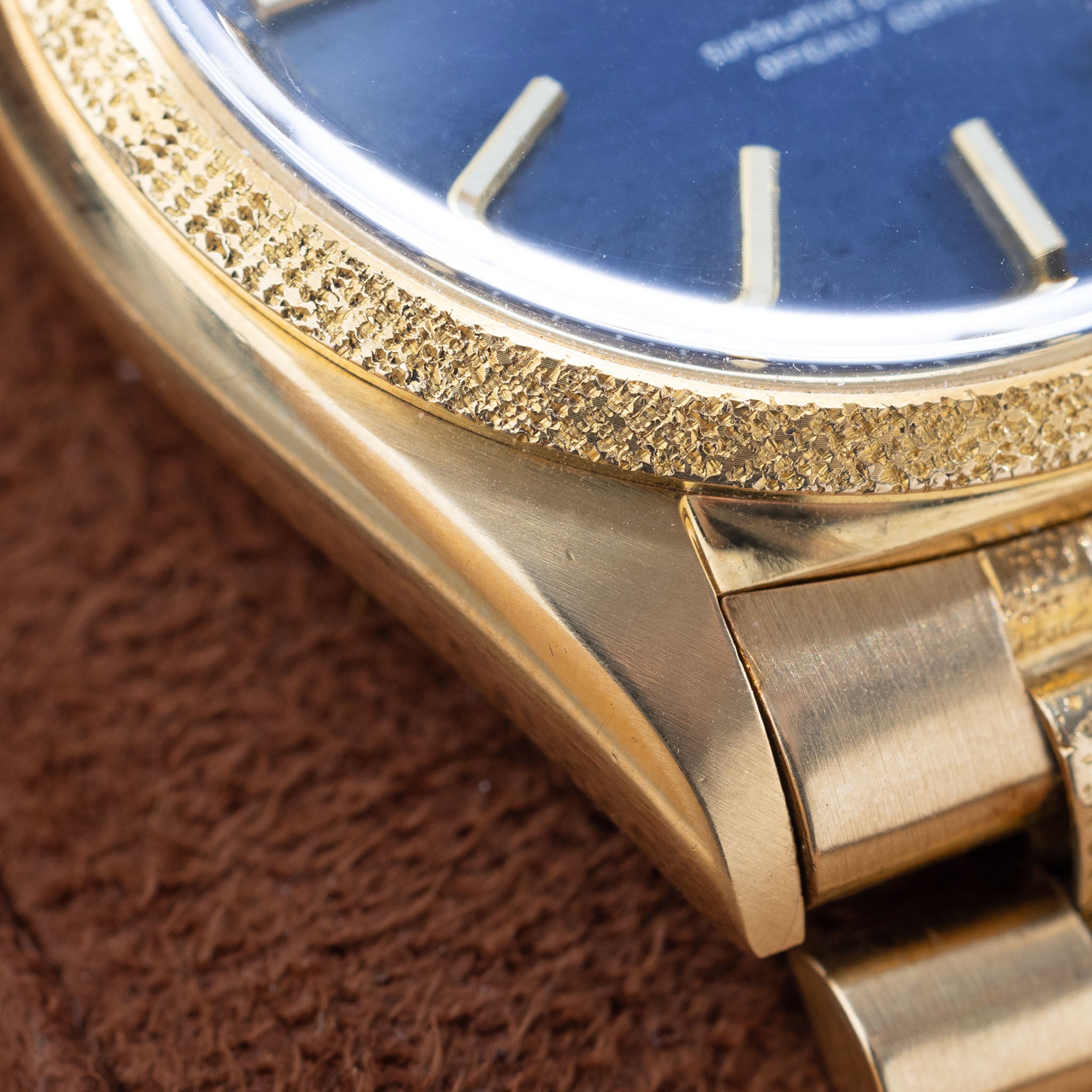 Rolex Datejust Yellow Gold Ref 1611 Morellis Shantung Dial