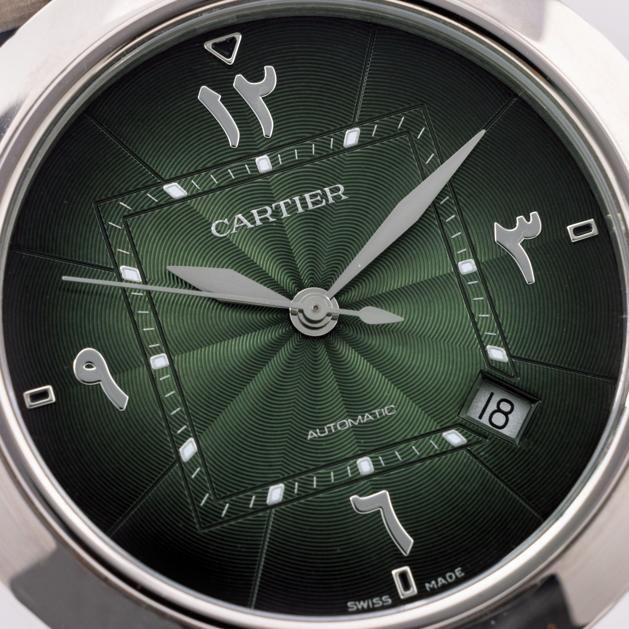 Cartier Pasha Green Middle East limited Edition with Warrantee Card 