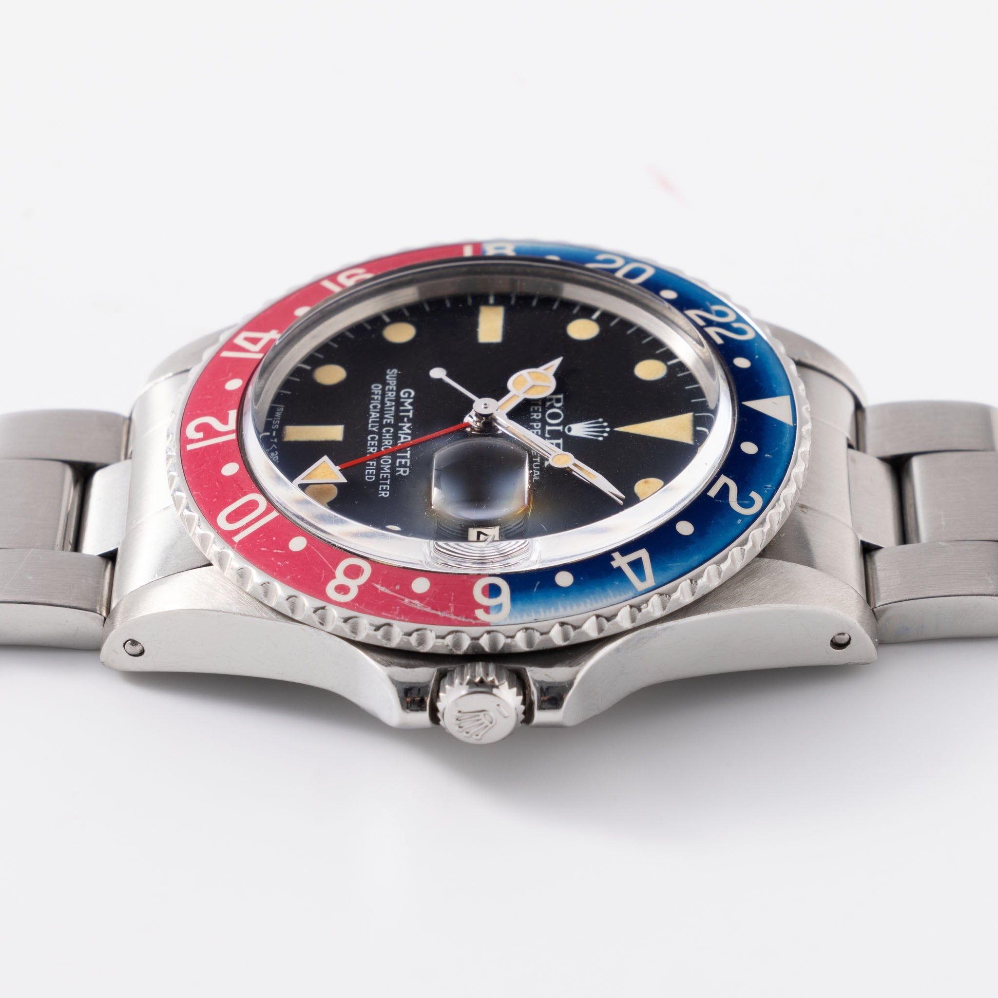 Rolex gmt master shop 16750 pepsi bezel