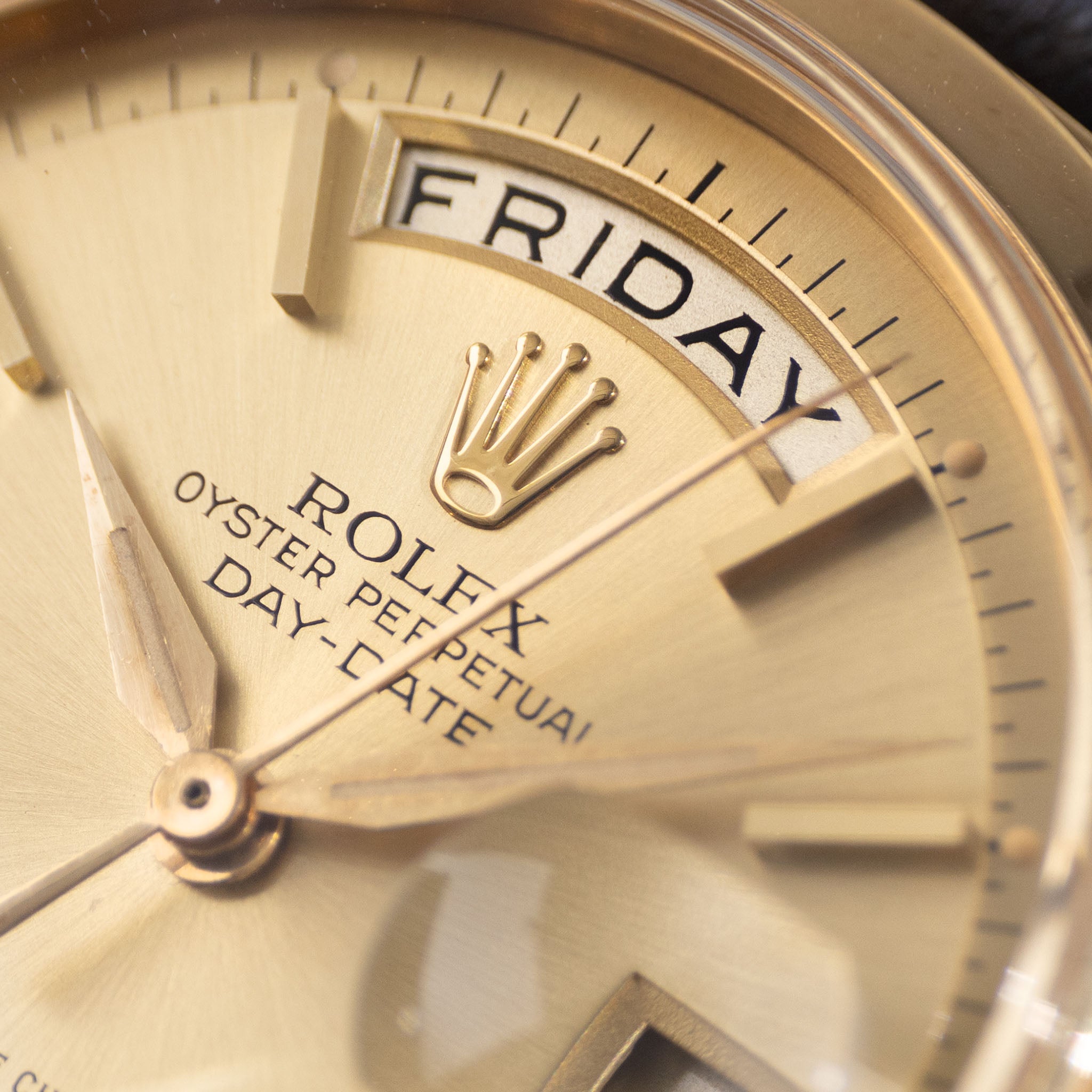 Rolex Day-Date Yellow Gold Champagne Dial Ref 1802
