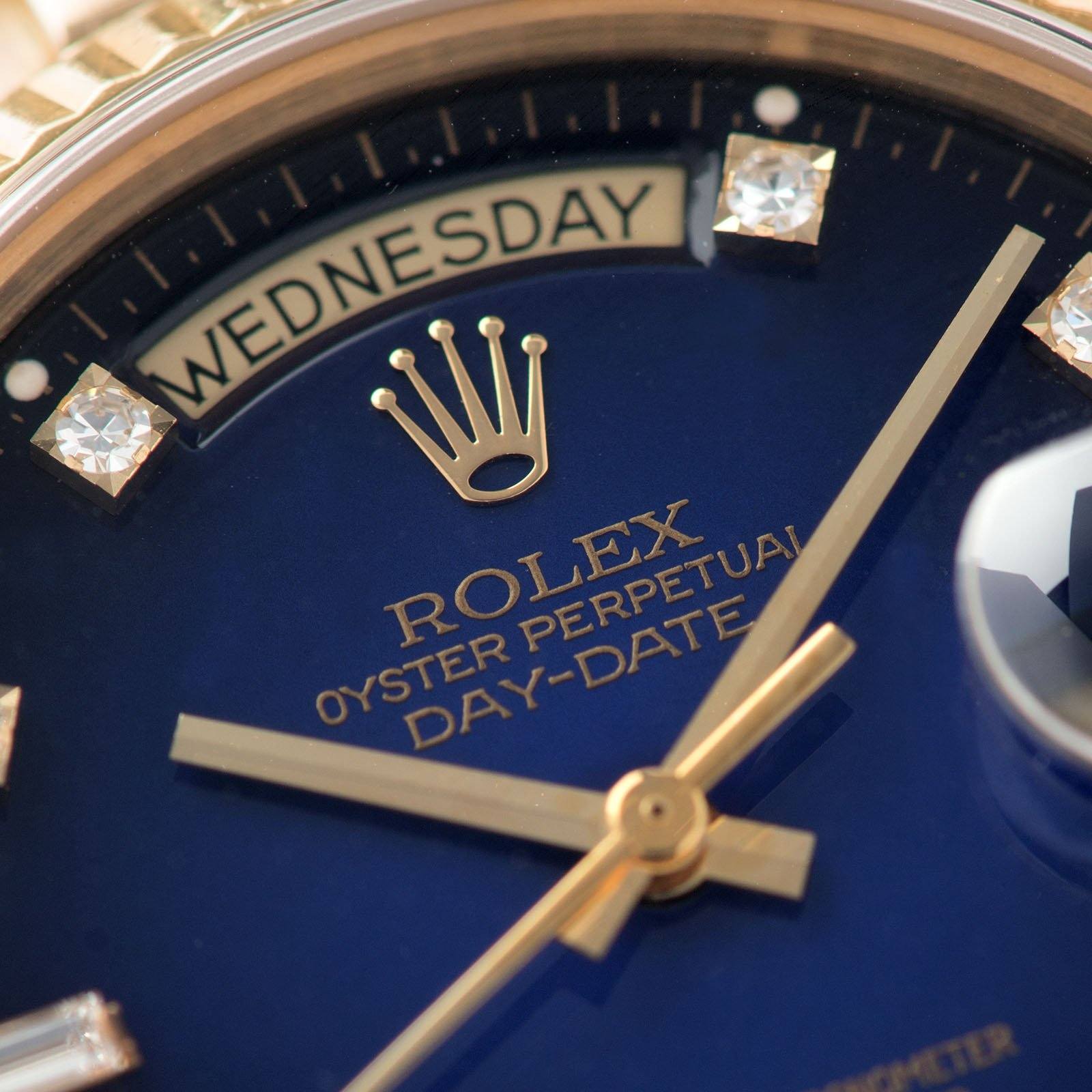 Rolex Day-Date Blue Dégradé Dial 18038