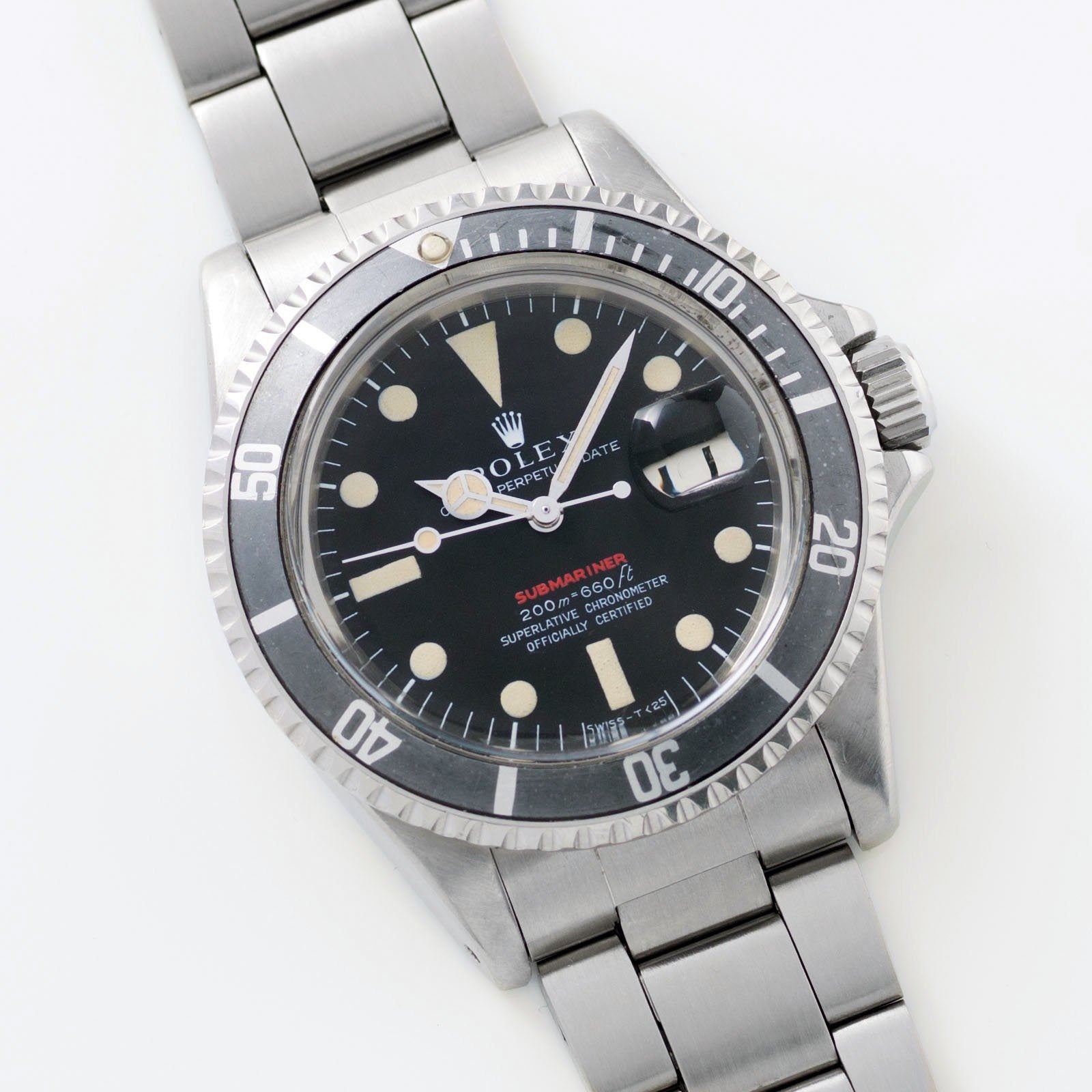 Rolex Red Writing Meters First Submariner Date 1680