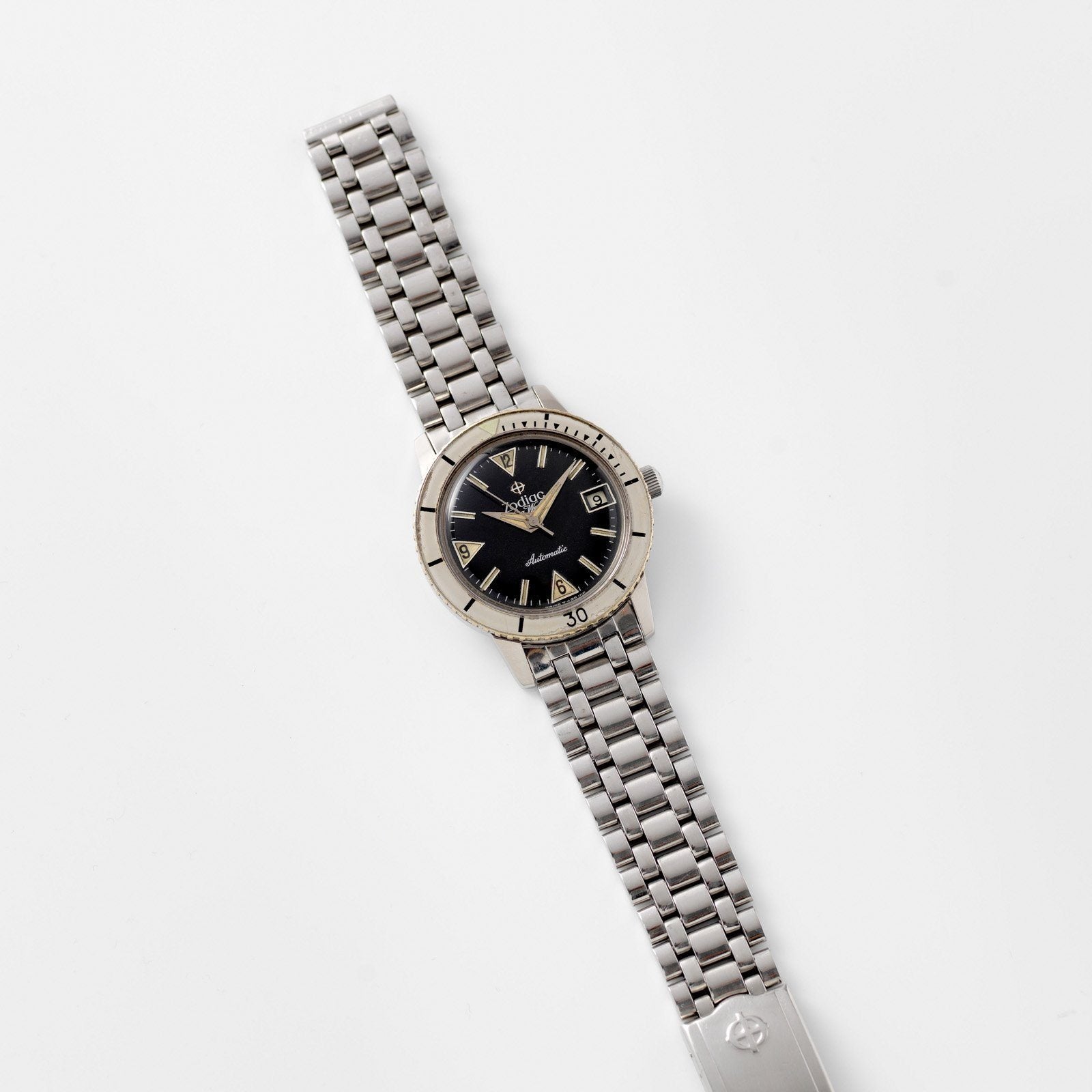 Zodiac Sea Wolf Gilt Dial with Original Bracelet