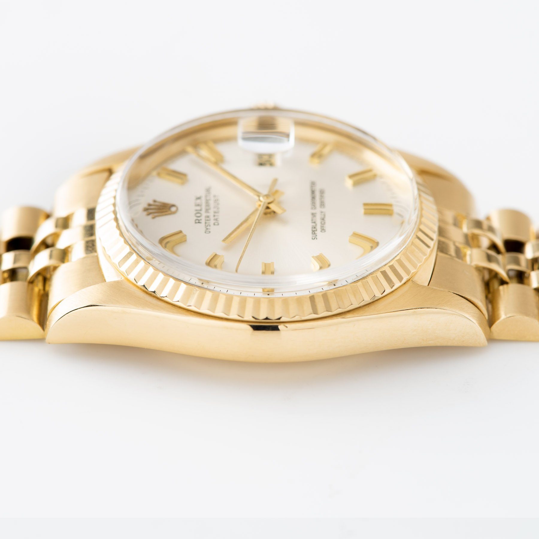 Rolex Datejust Yellow Gold 1601 Silver Dial