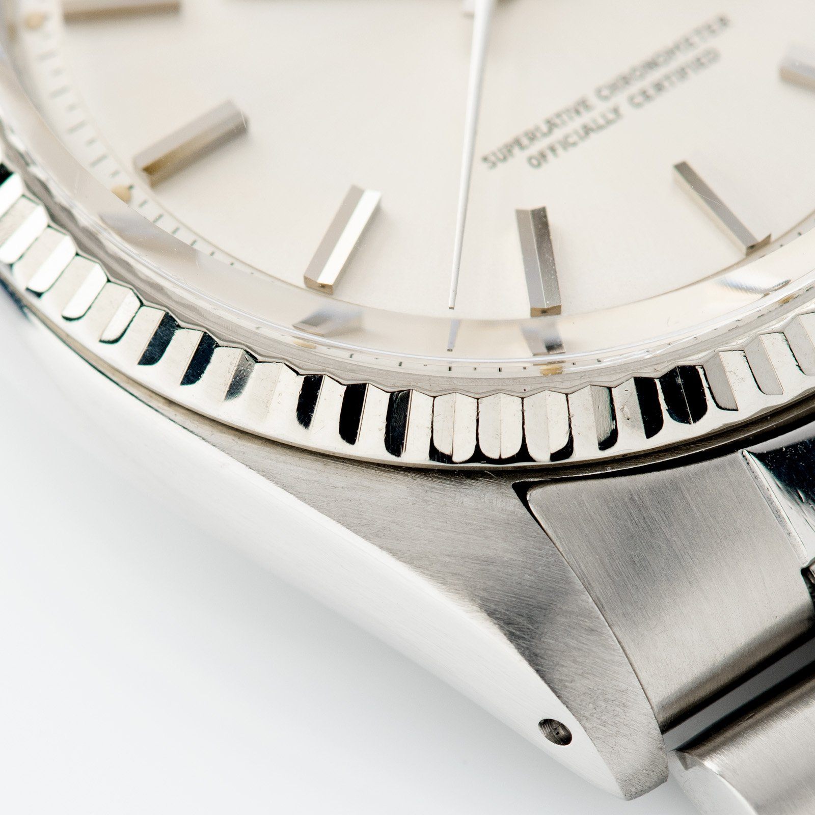 Rolex Datejust 1601 Silver Soleil Dial 