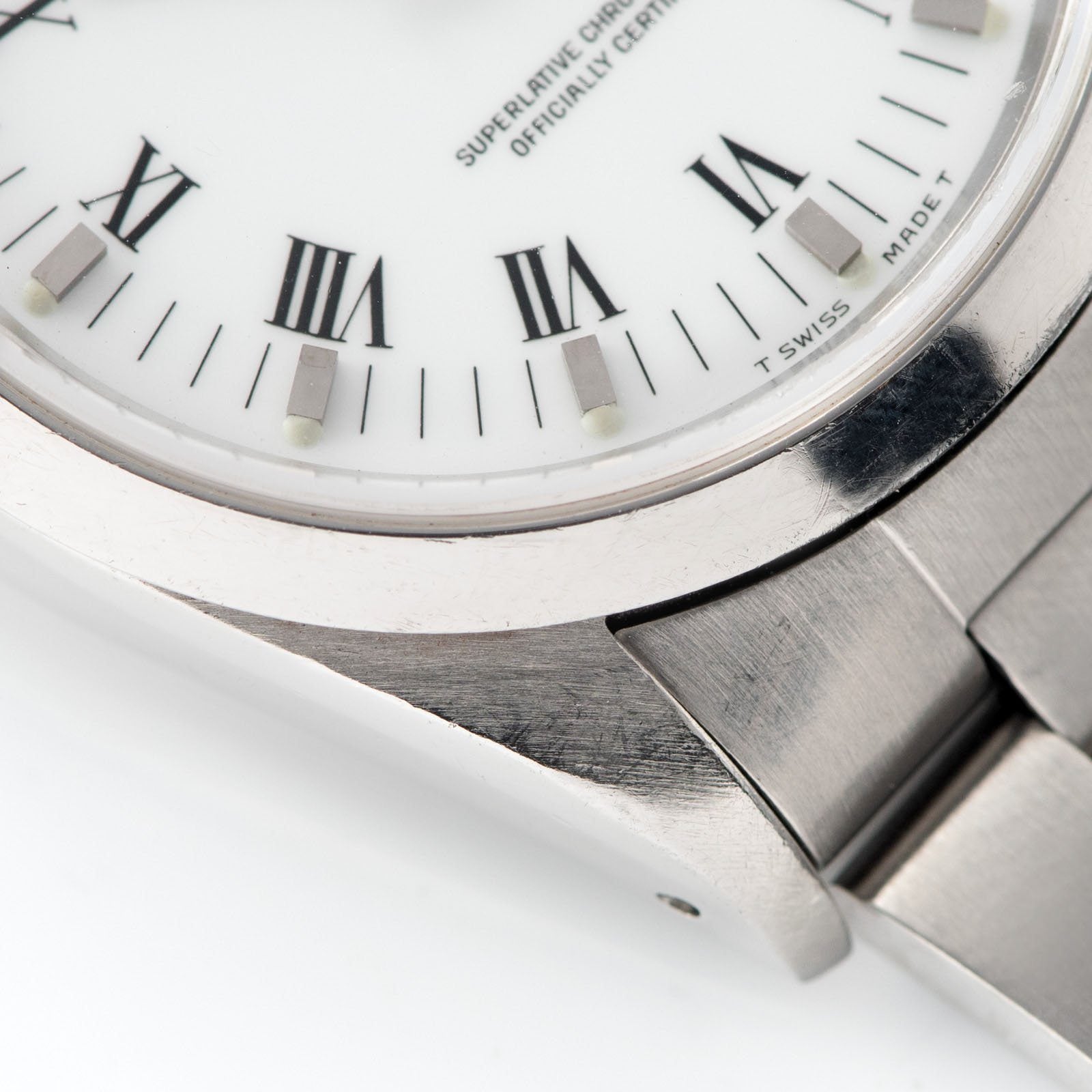 Rolex Date Reference 15200 White Porcelain Dial