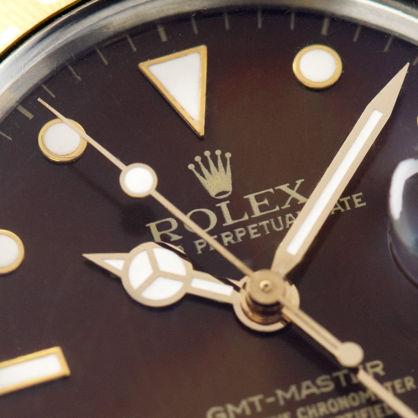 Rolex 16753 Brown Dial GMT Master 