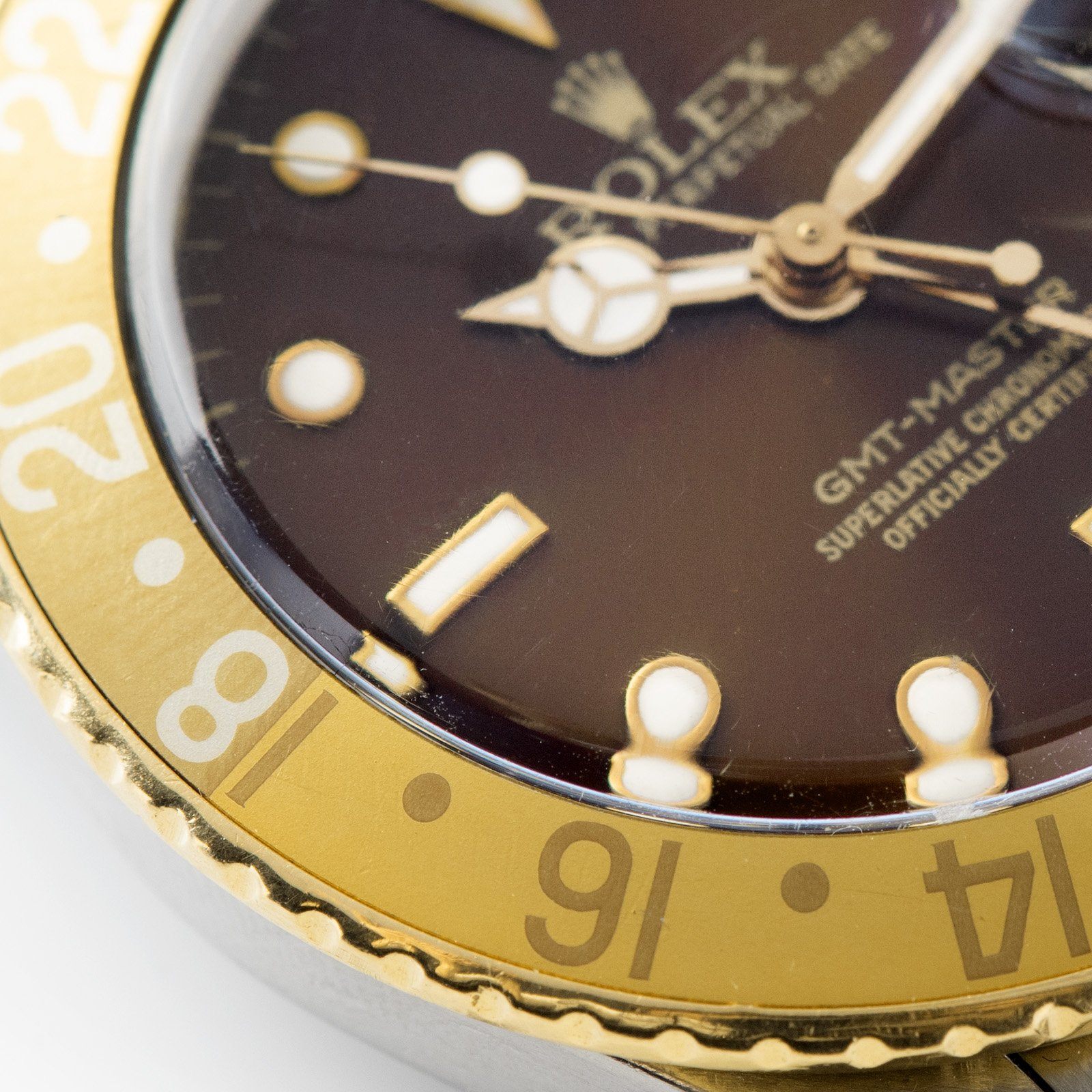 Rolex 16753 Brown Dial GMT Master Root Beer