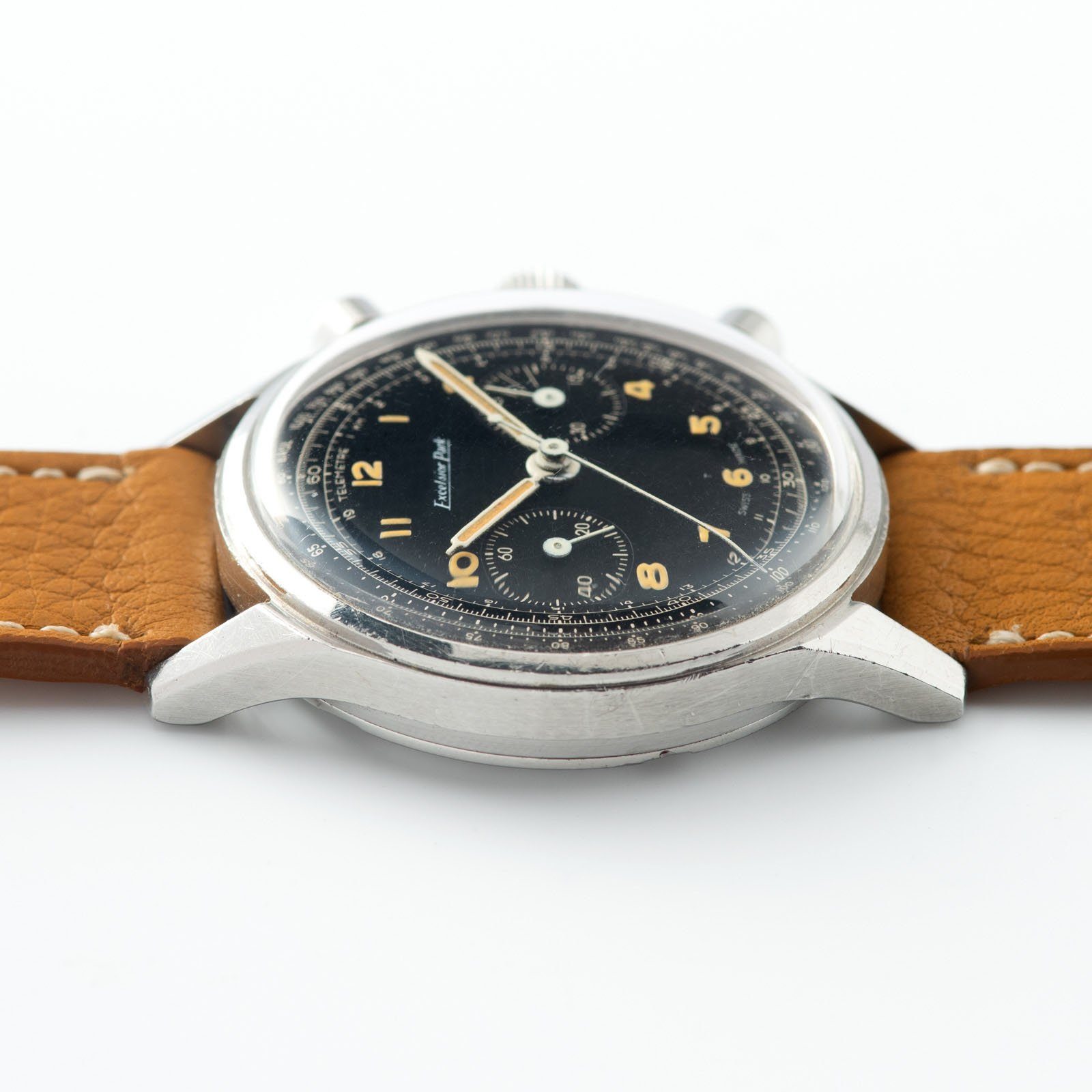 Excelsior Park Dual Scale Steel Chronograph 