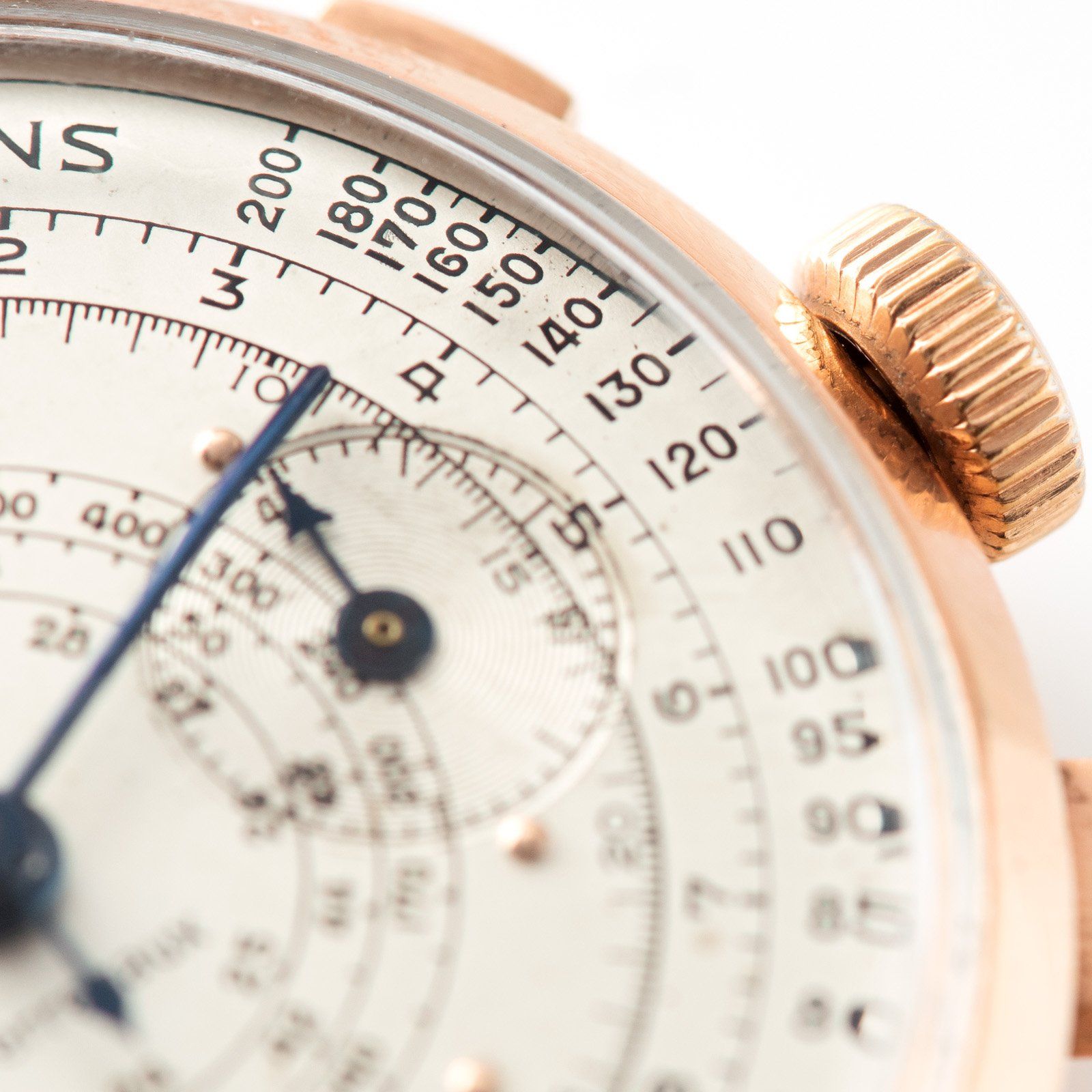 Girard Perregaux Pink Gold Pulsations Chronograph 1950s 