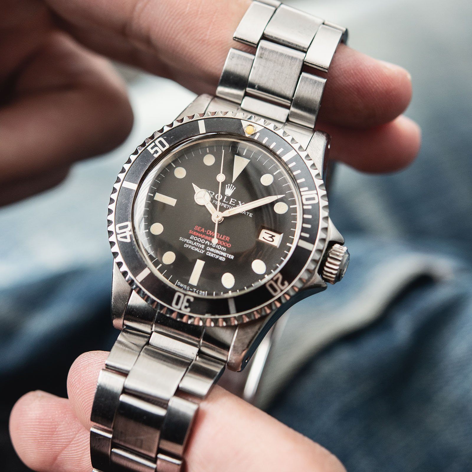 Rolex Double Red Seadweller Mk2  Dial 1665