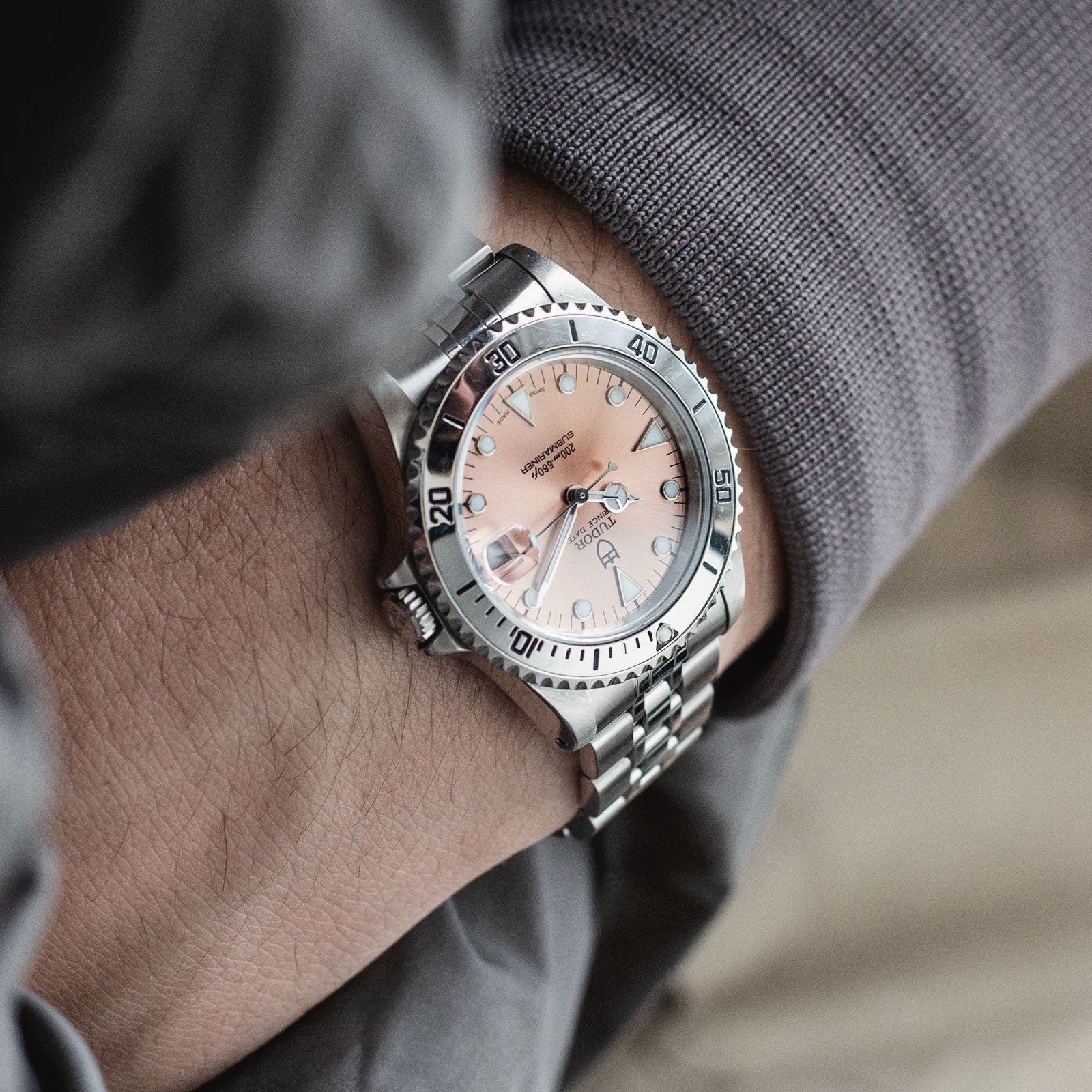 Tudor Submariner Prince Date Salmon Dial Reference 75190