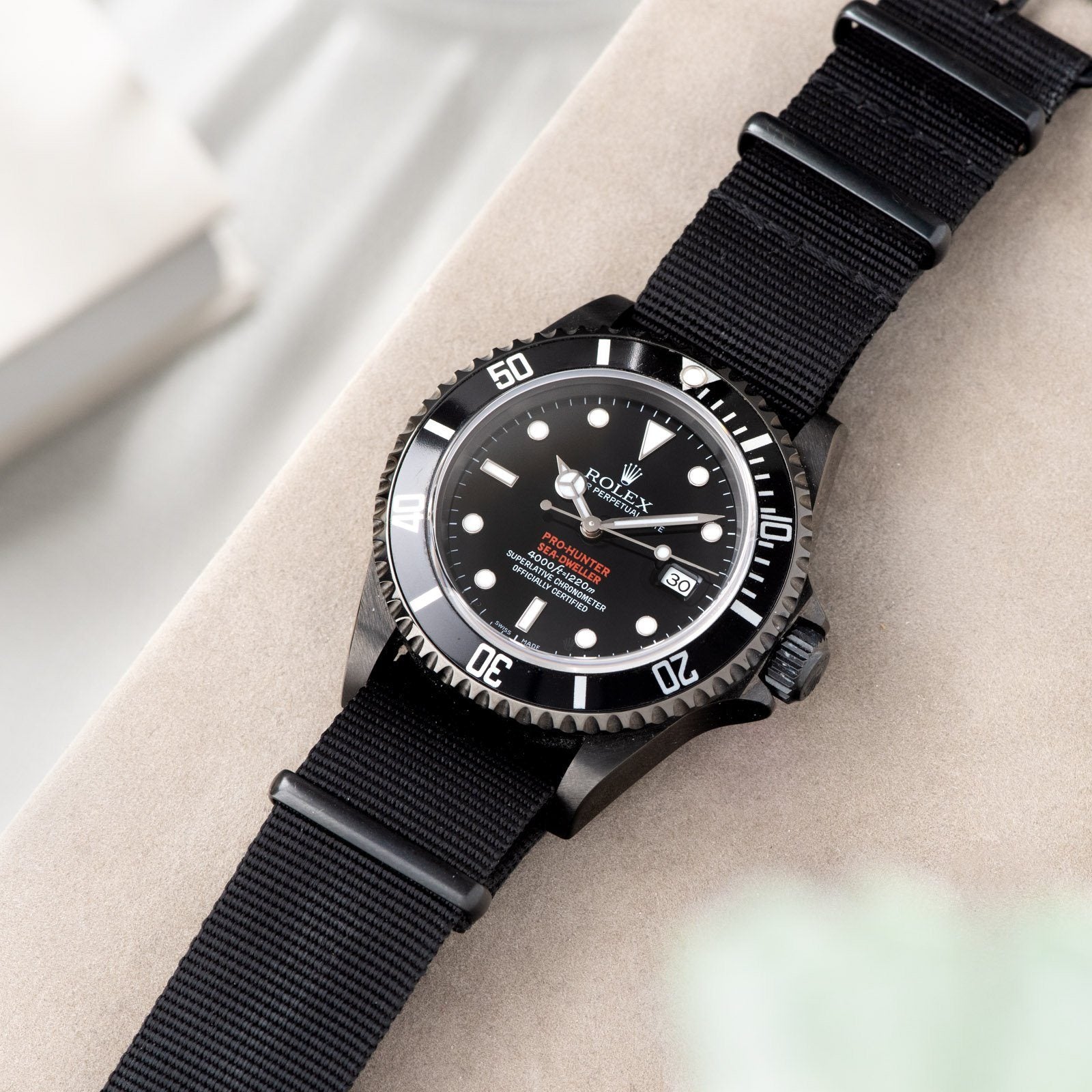 Rolex clearance dlc black