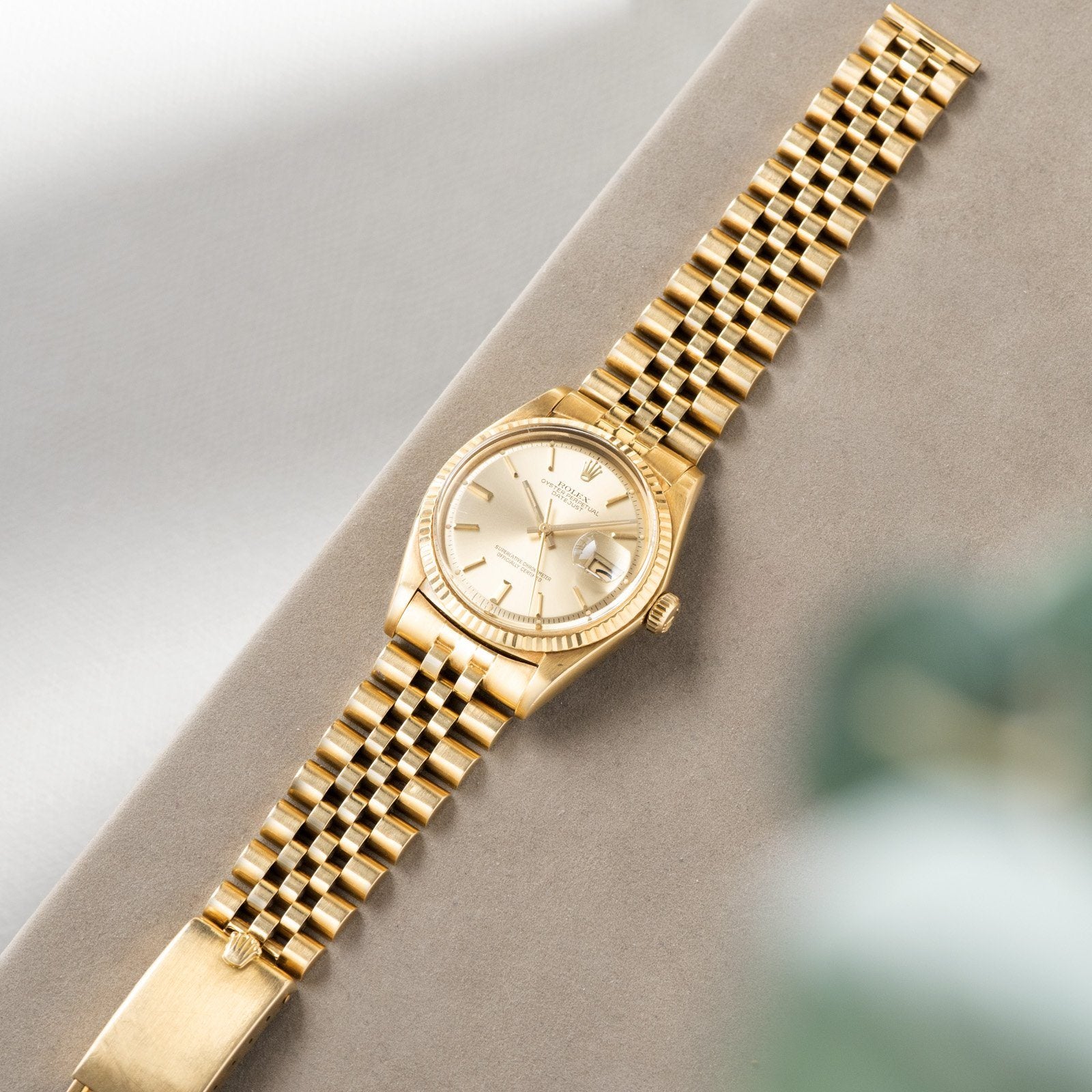 Rolex Datejust Yellow Gold 1601 Sigma Dial 