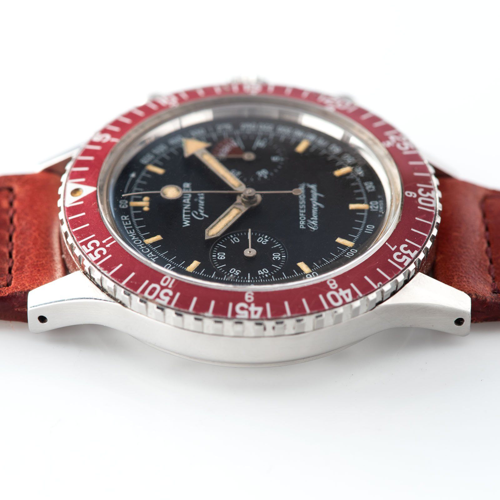 Wittnauer 239T Reference 7004A Steel Chronograph