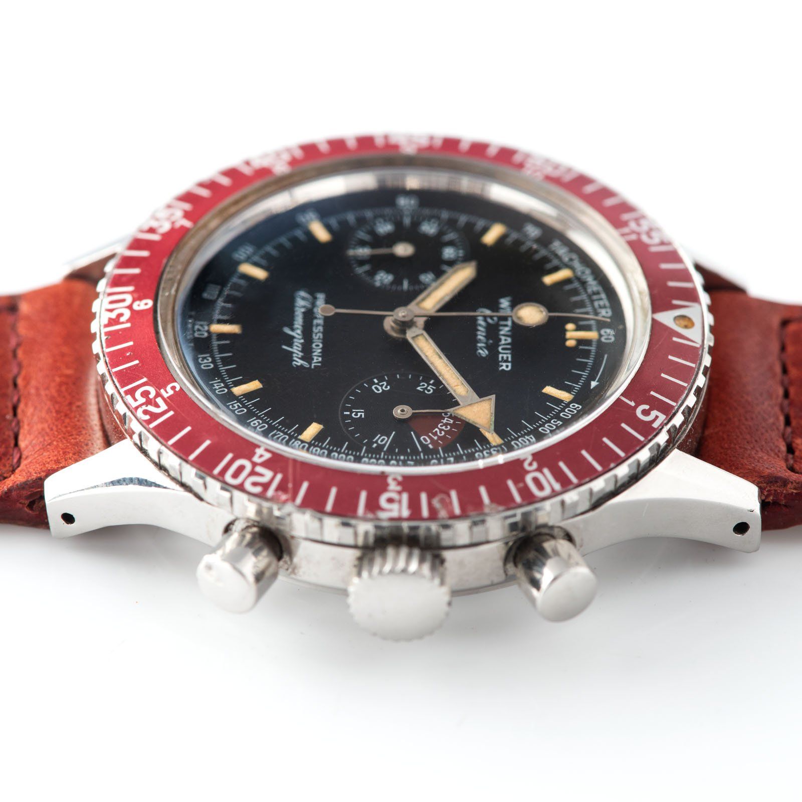 Wittnauer 239T Reference 7004A Steel Chronograph