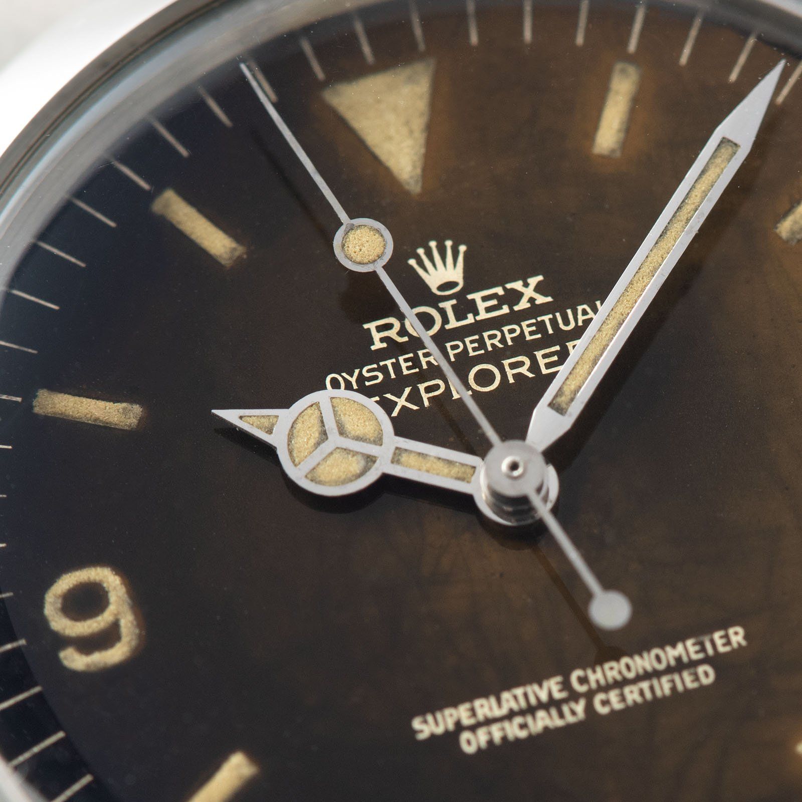 Rolex Explorer Gilt Tropical Dial Reference 1016