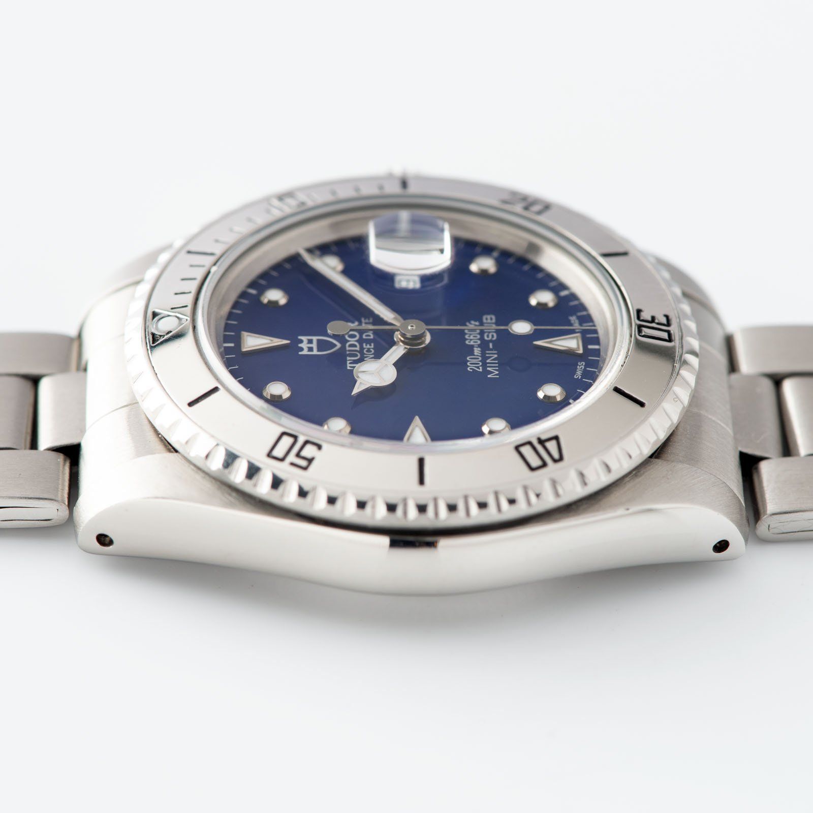 Tudor Submariner Prince Date Gloss Blue Dial Reference 73190