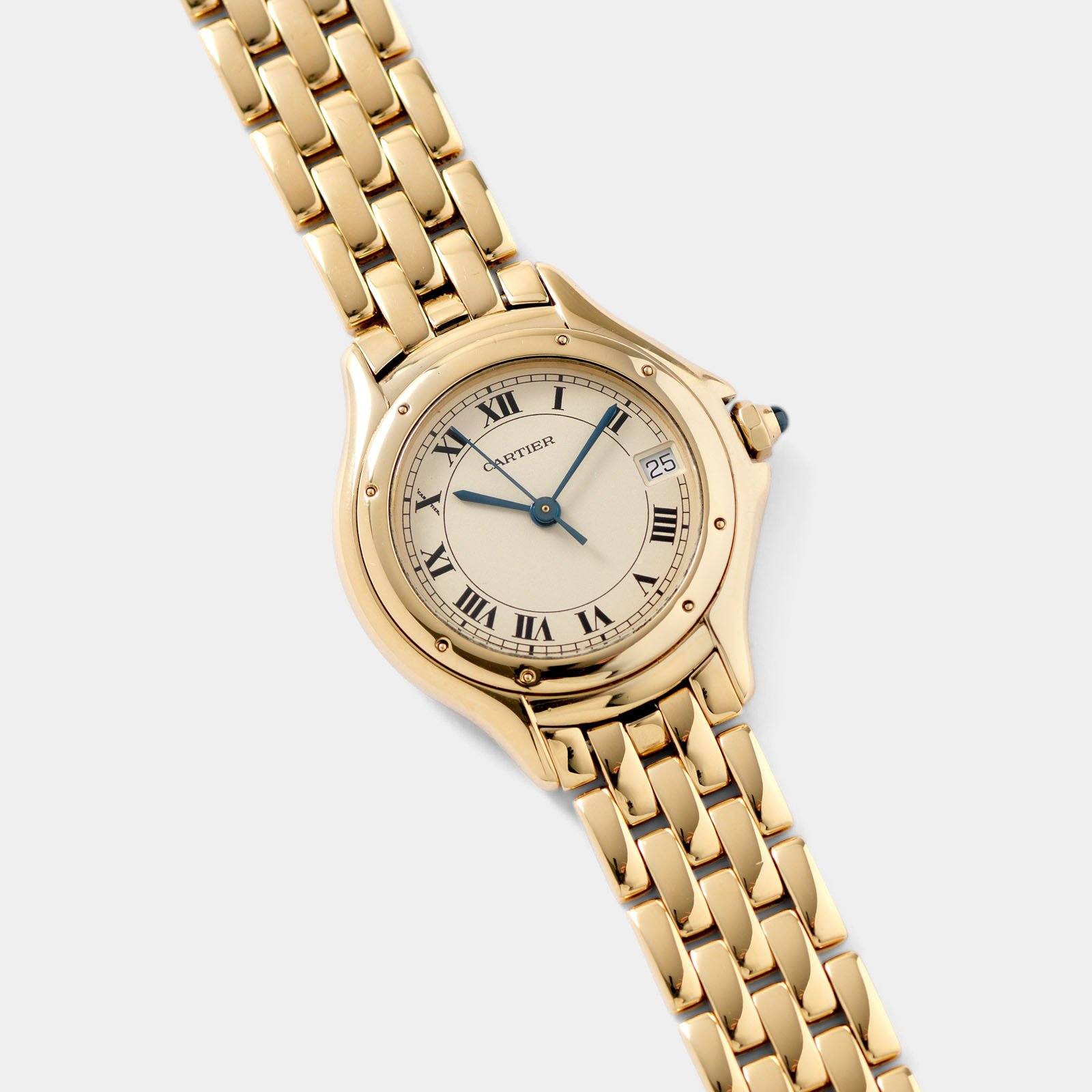 Cartier ladies hotsell gold watch