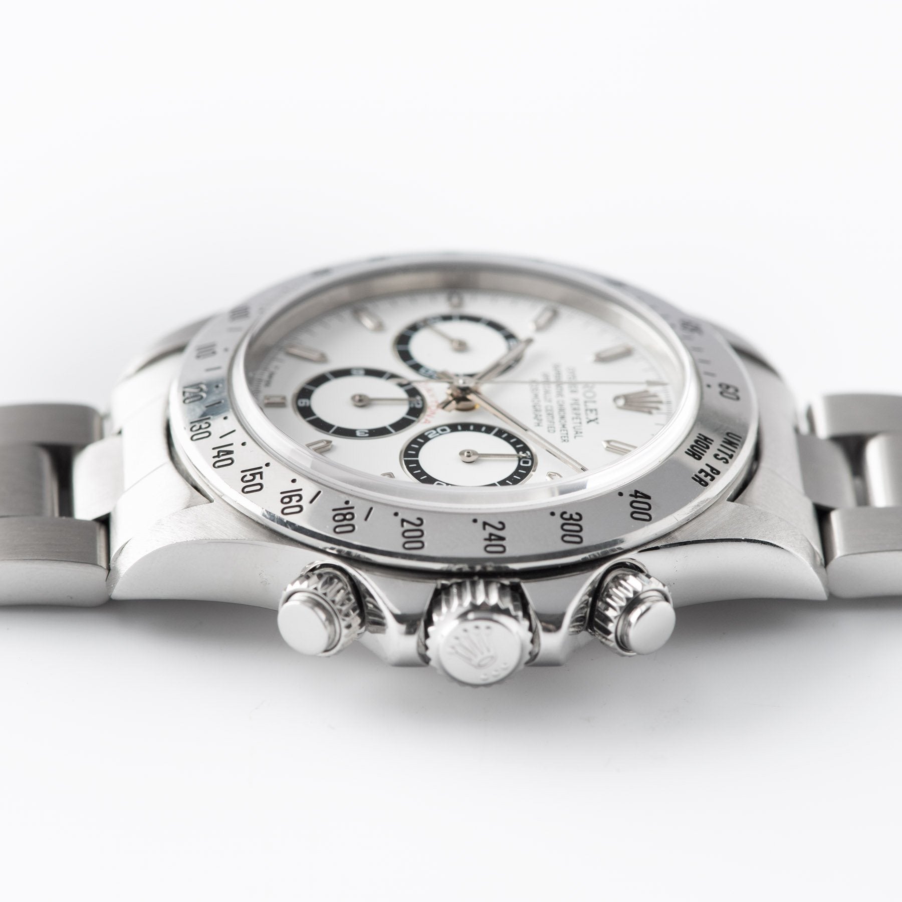 Rolex Daytona Steel 16520 White Dial with a Zenith movement