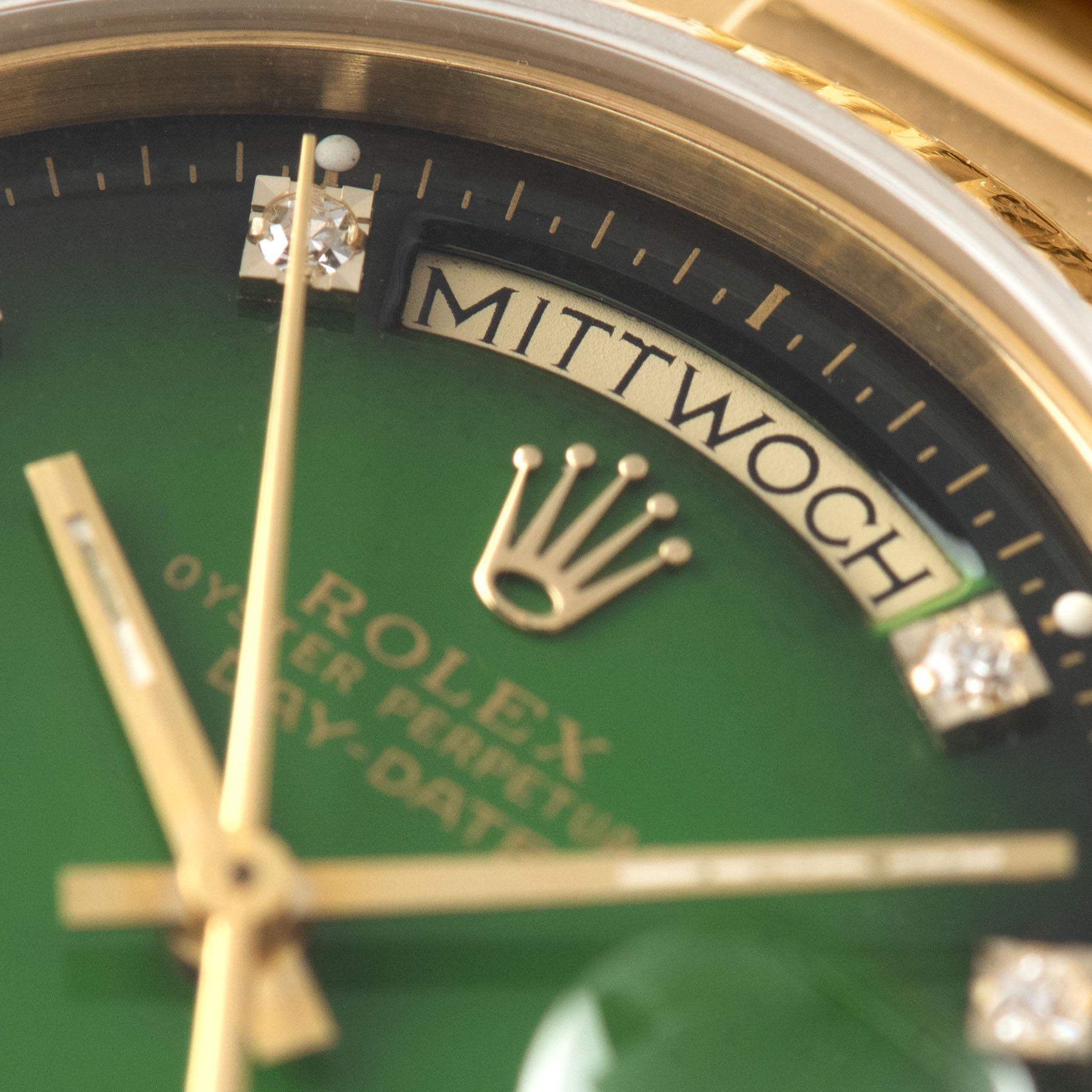 Rolex Day-Date Green Dégradé Dial 18038