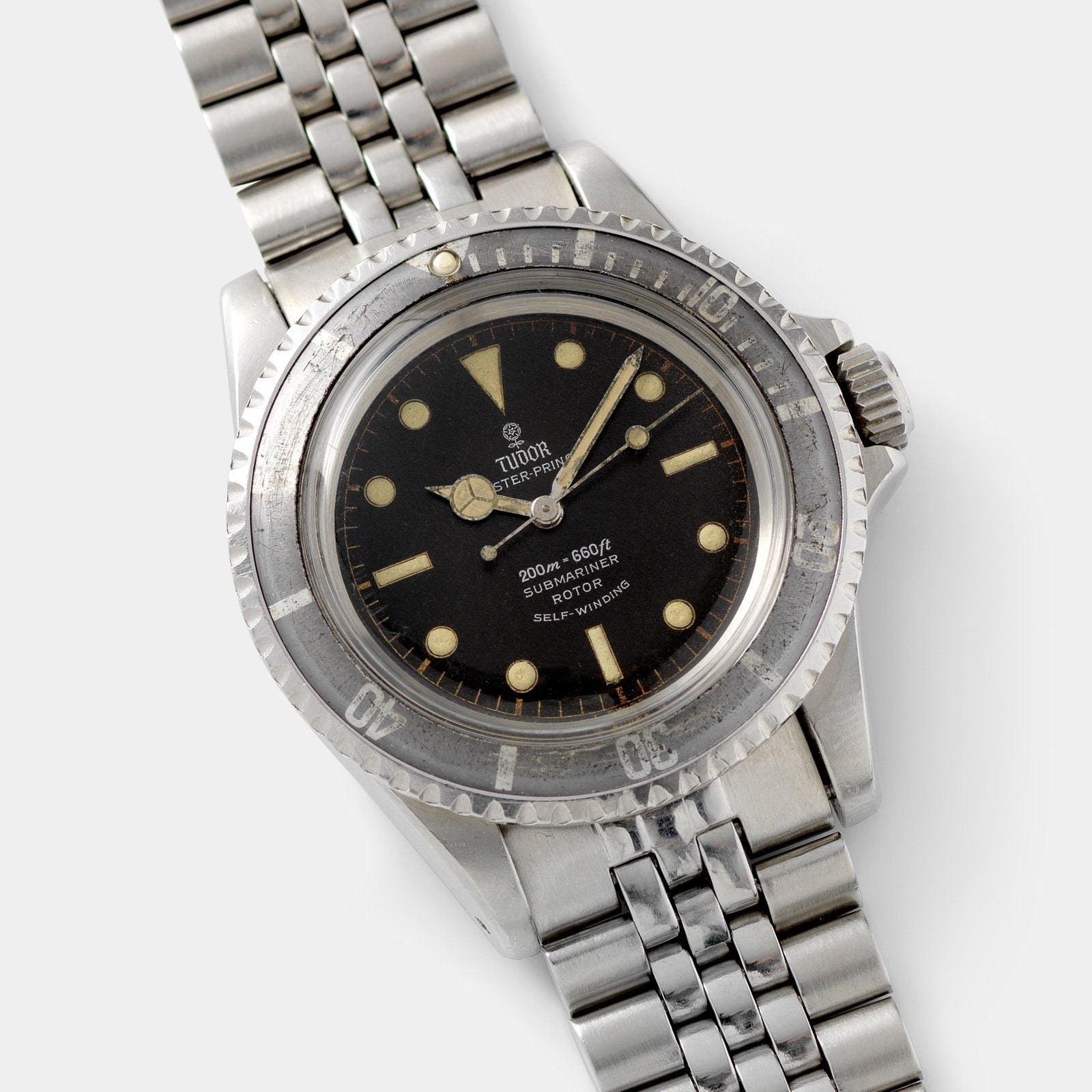 Tudor Submariner Ref 7928 Gilt Minute Track Faded Bezel with cool gilt chapter ring