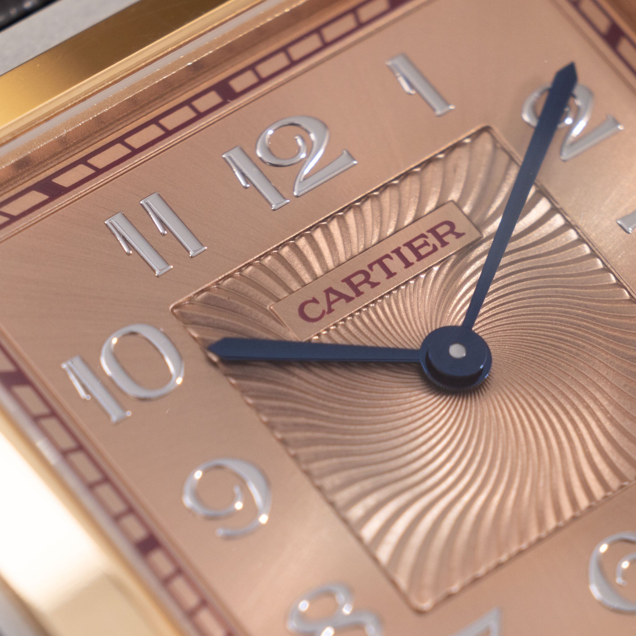 Cartier Santos Dumont Steel and Rose Gold Limited Edition Salmon Dial