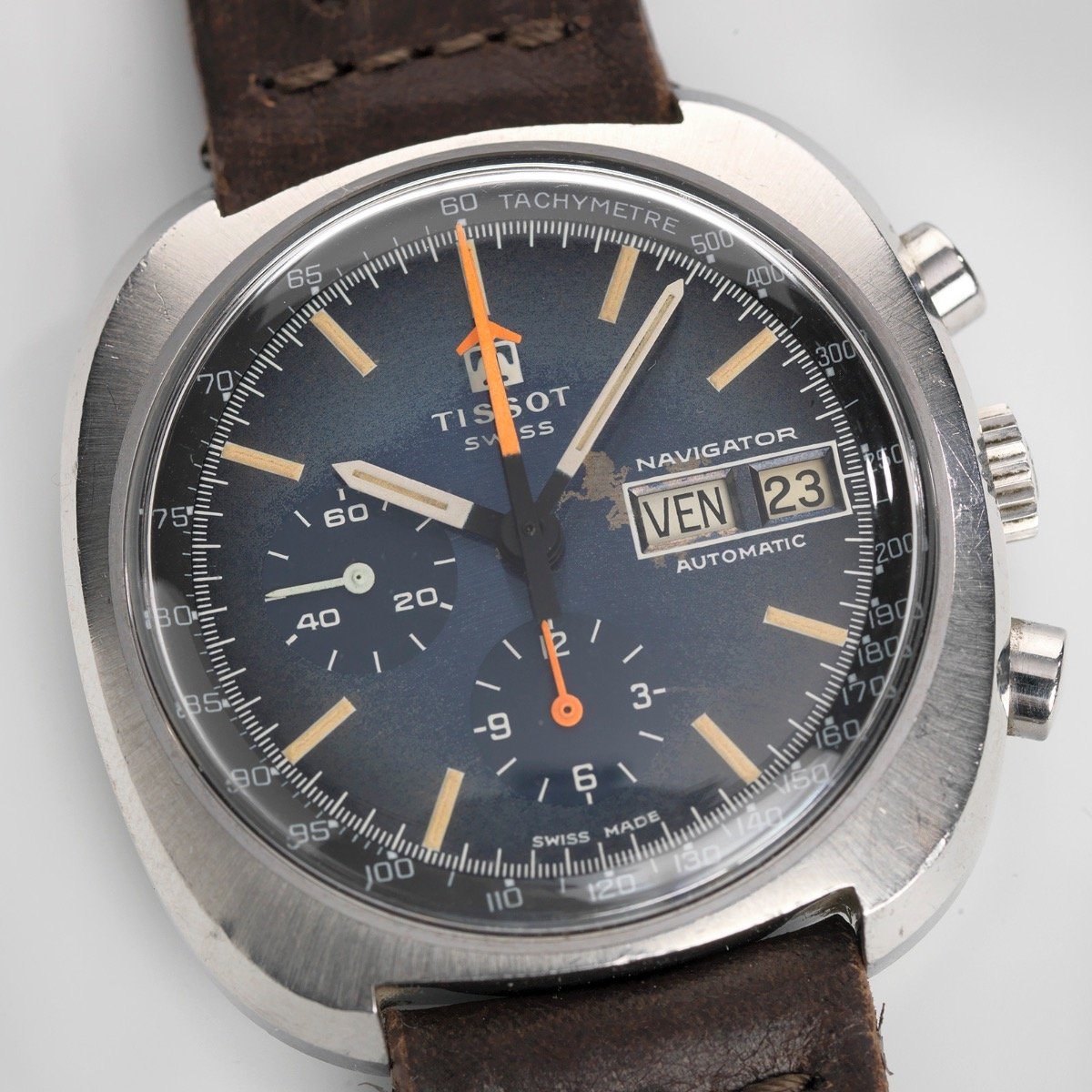 Tissot Navigator Blue Vintage Chronograph 45505