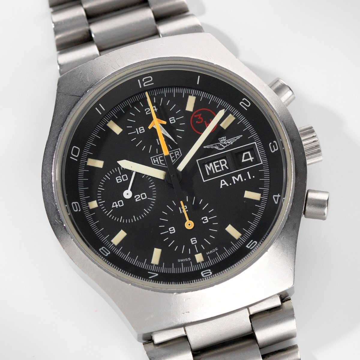 Heuer Issued A.M.I Military Chronograph 510.543 it
