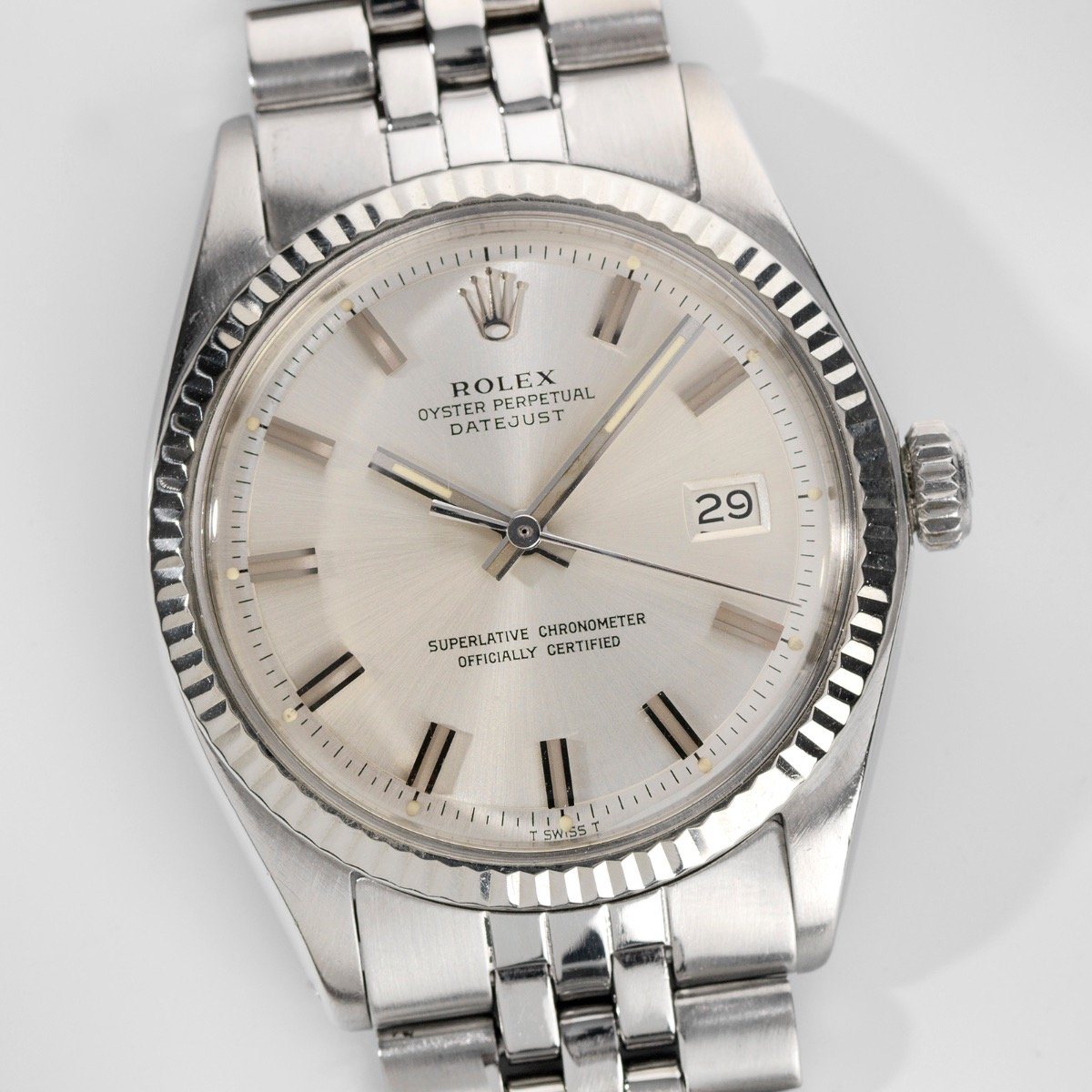 Rolex Datejust Reference 1601 Wide Boy Dial