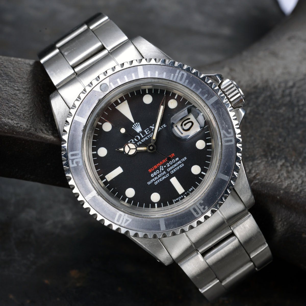 ROLEX 1680 RED SUBMARINER FROM 1972