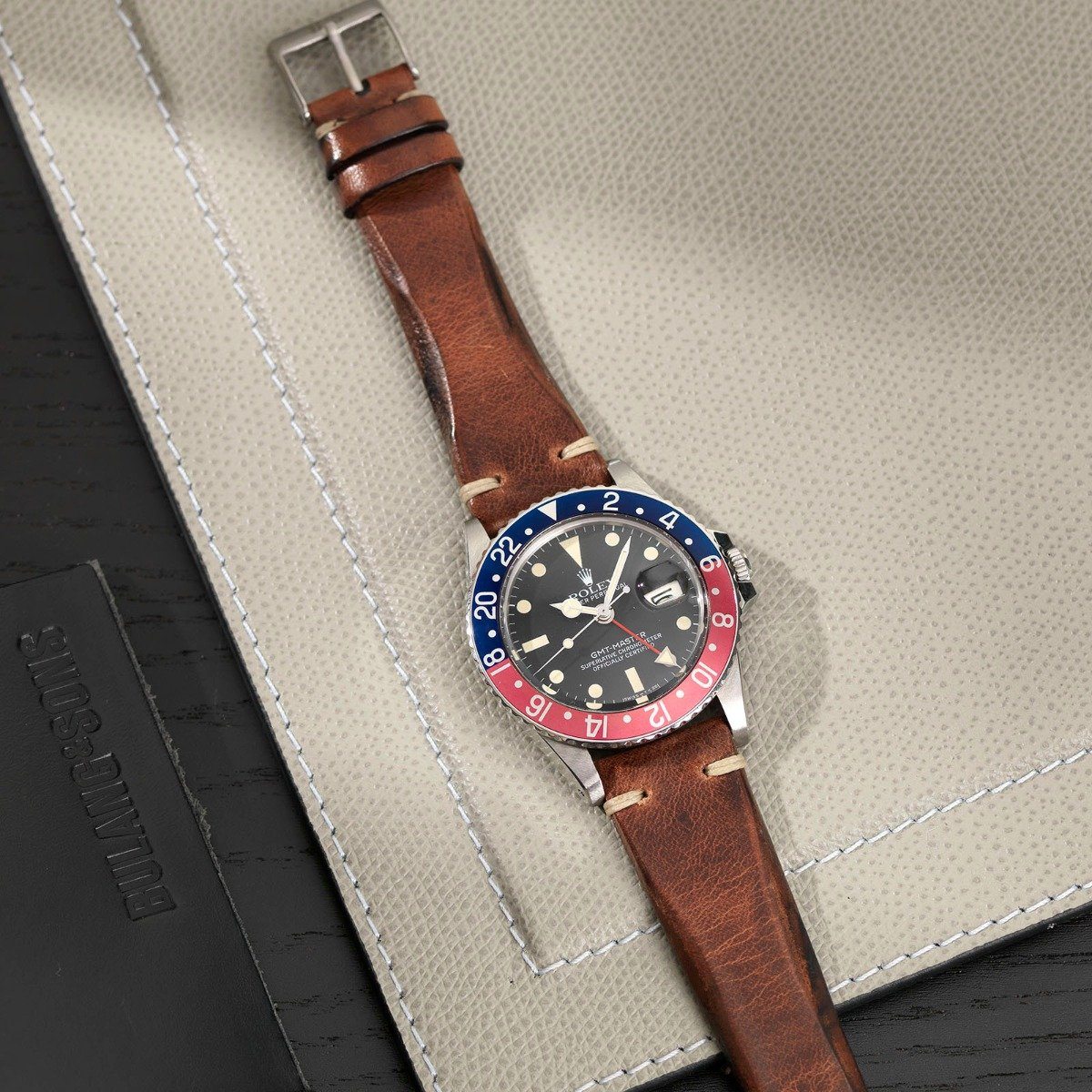 Rolex Siena Brown Blade Leather Watch Strap